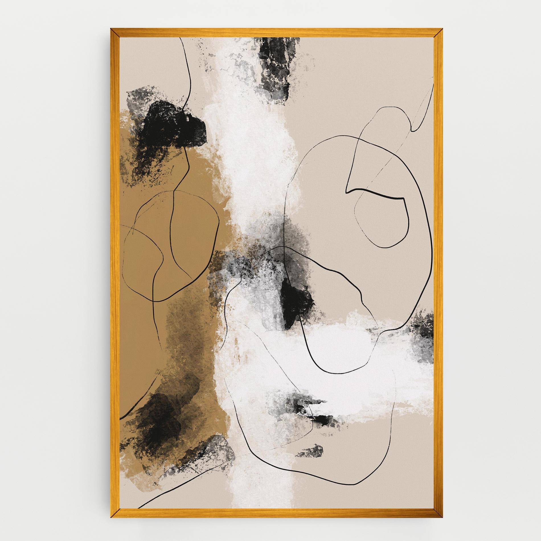 Leinwandbild Unique Acrylic Paintings mockup 0