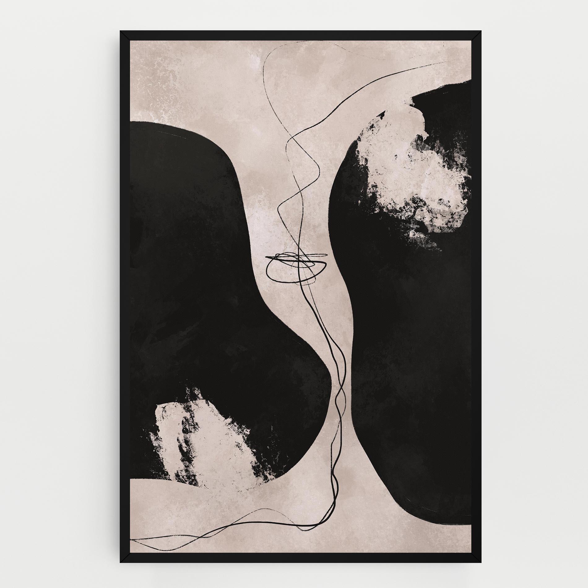 Leinwandbild Modern Brushstrokes mockup 0