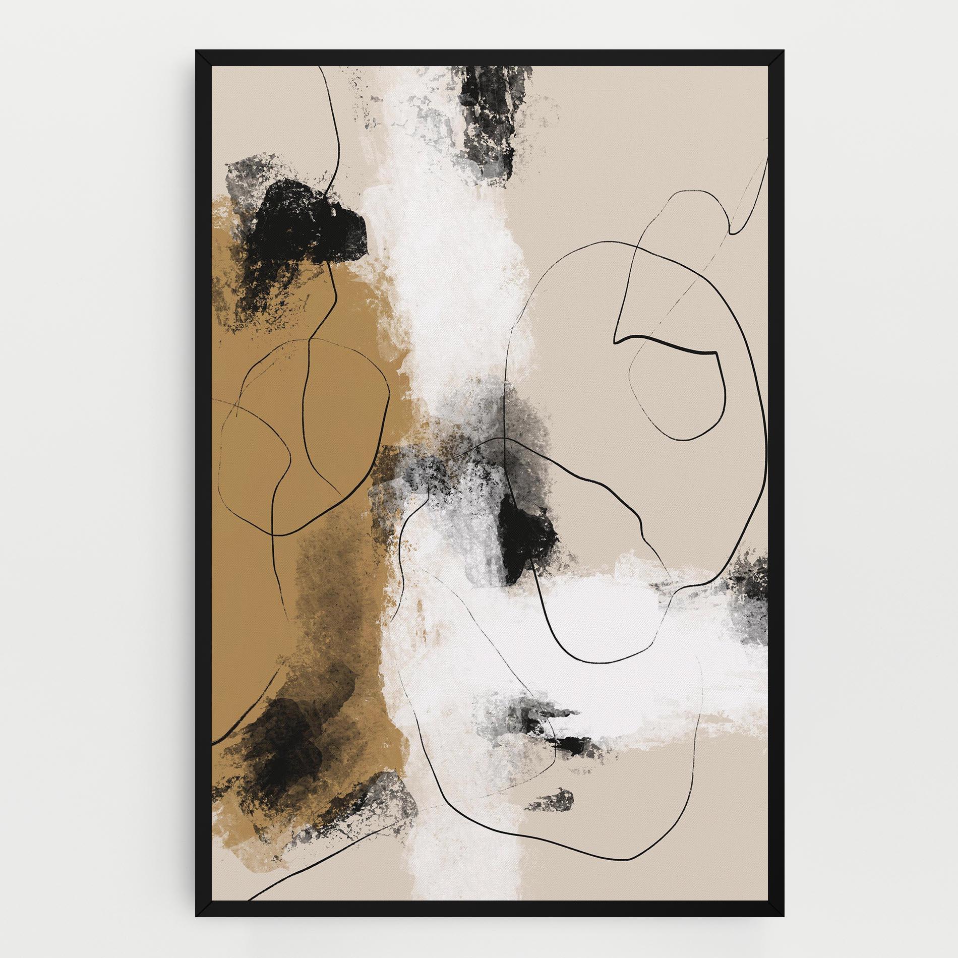 Leinwandbild Unique Acrylic Paintings mockup 0