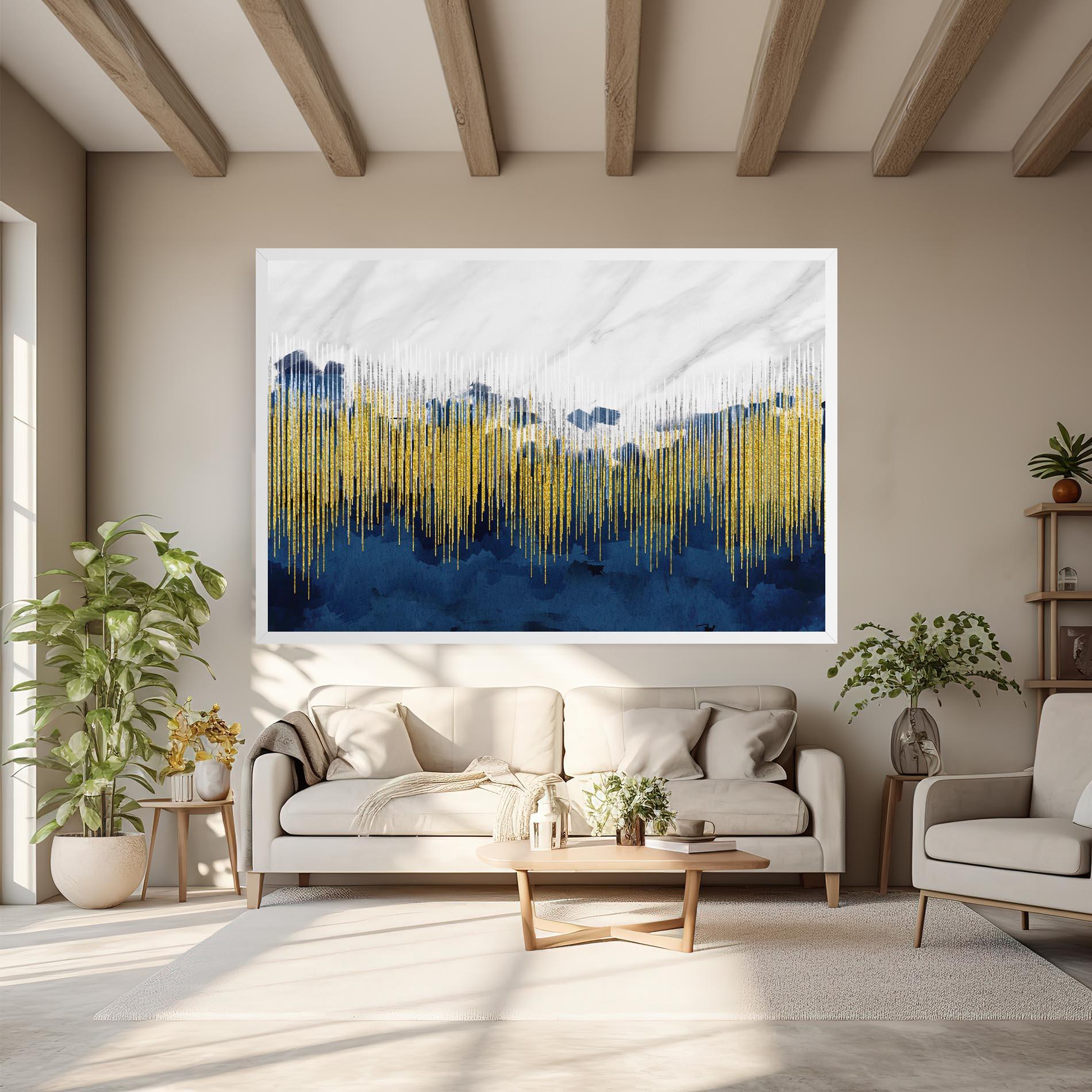 Leinwandbild Abstract Marble Art mockup 6