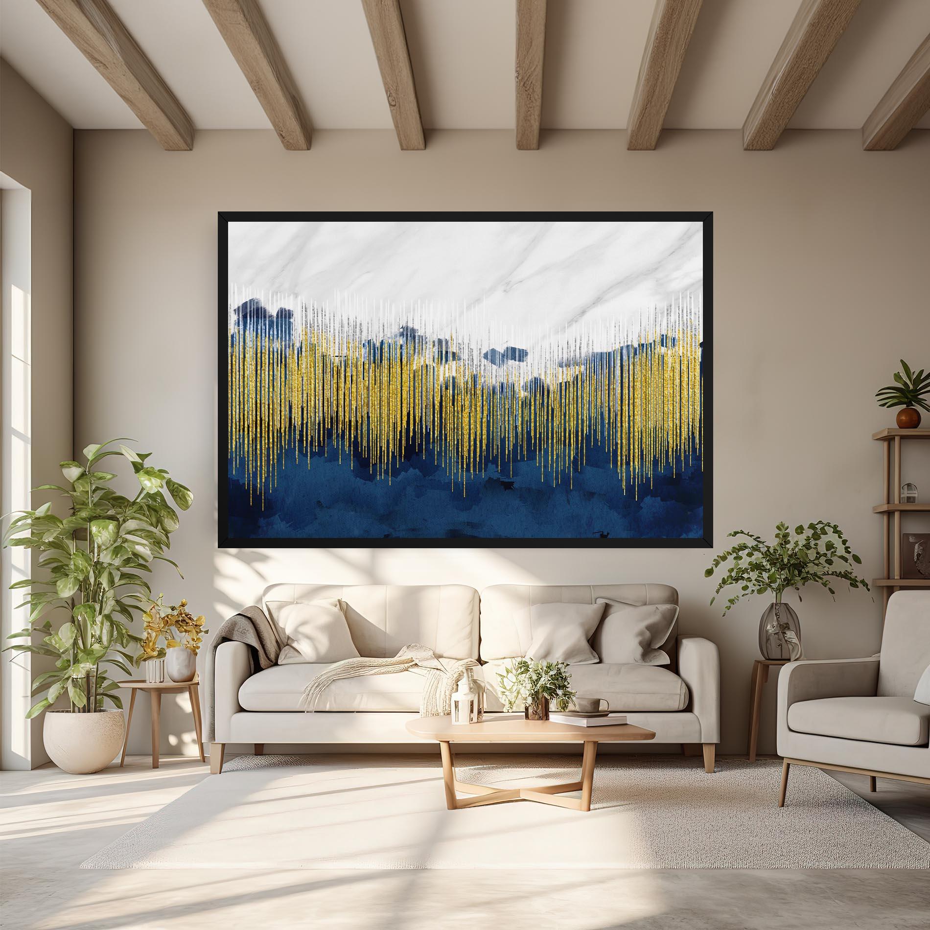 Leinwandbild Abstract Marble Art mockup 6