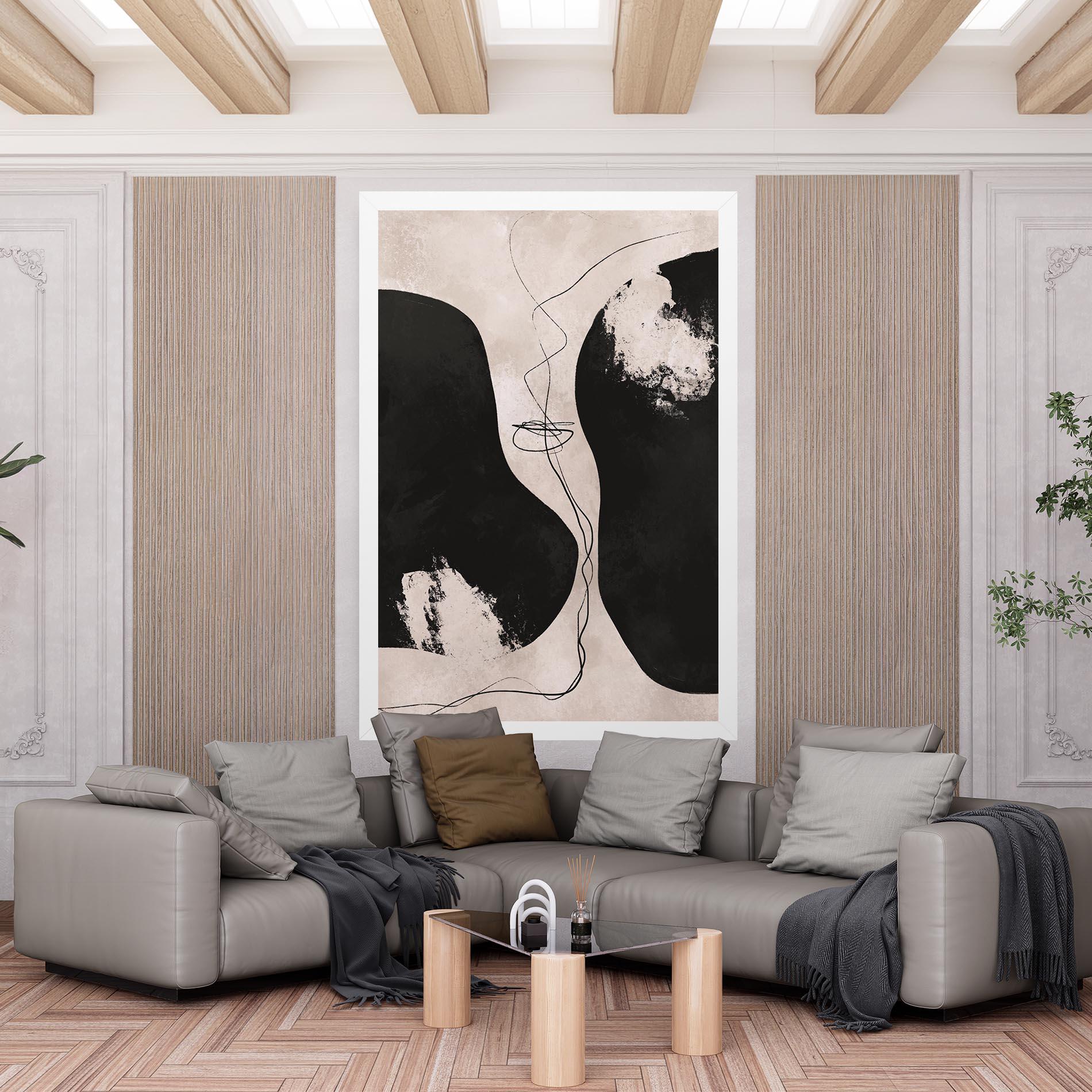 Leinwandbild Modern Brushstrokes mockup 6