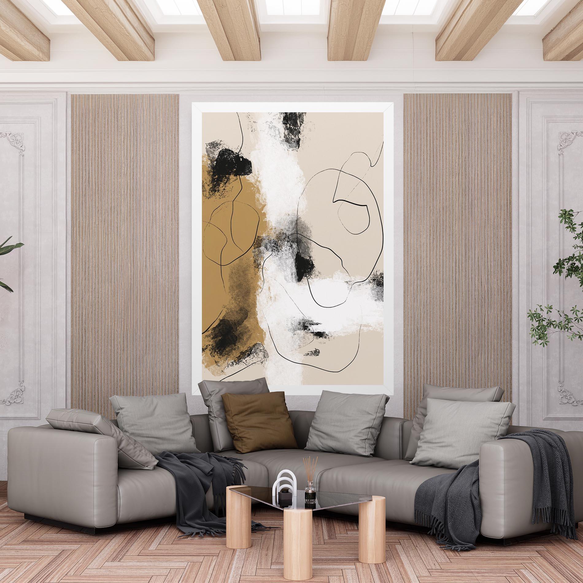 Leinwandbild Unique Acrylic Paintings mockup 6