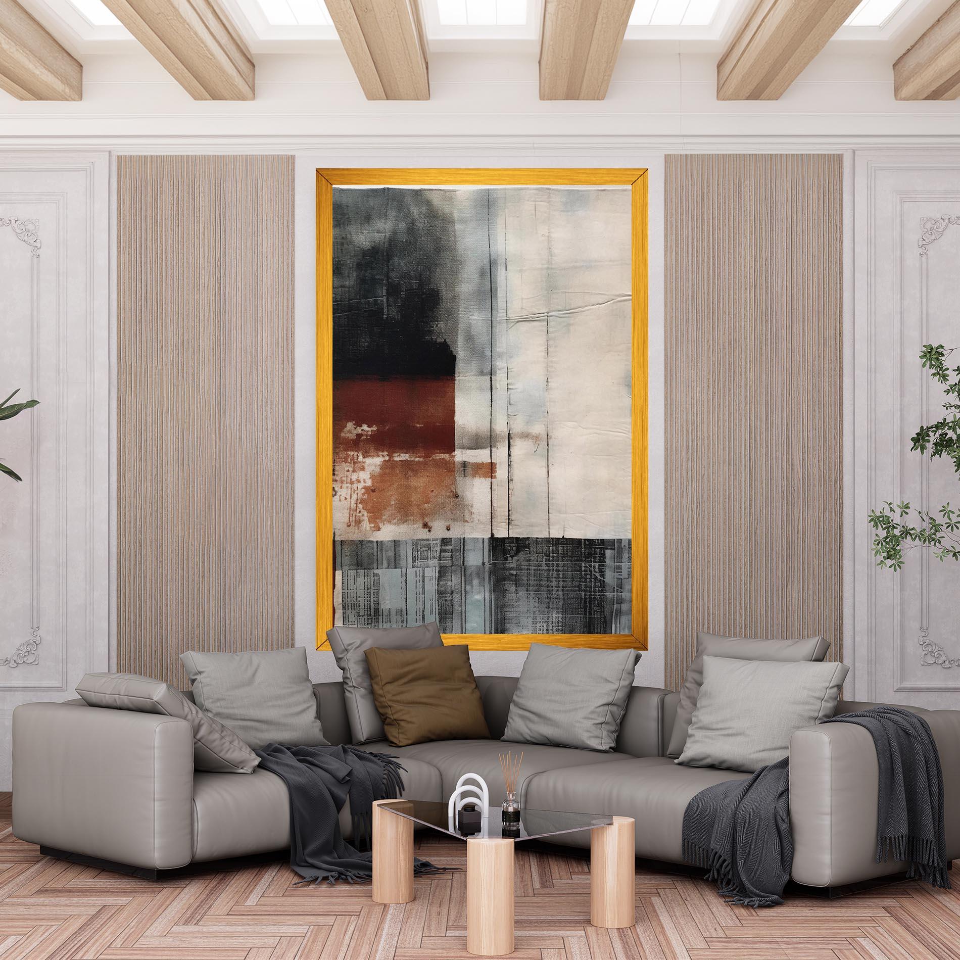 Leinwandbild Abstract Painting mockup 6