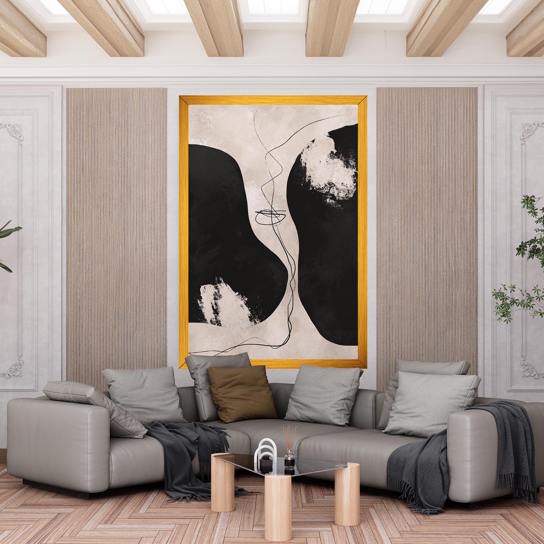 Leinwandbild Modern Brushstrokes mockup 6