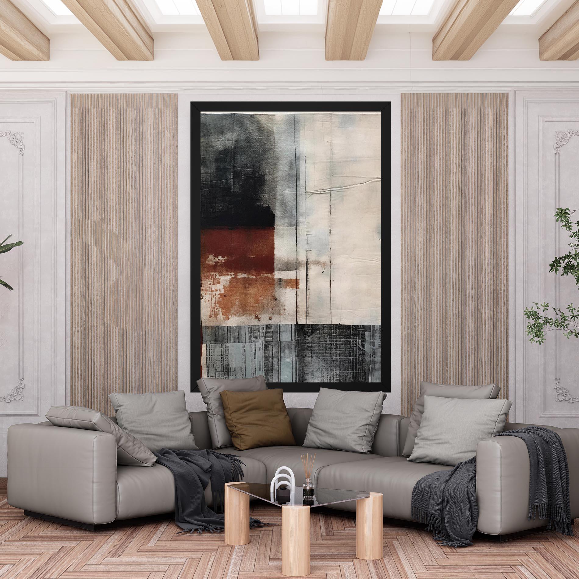 Leinwandbild Abstract Painting mockup 6
