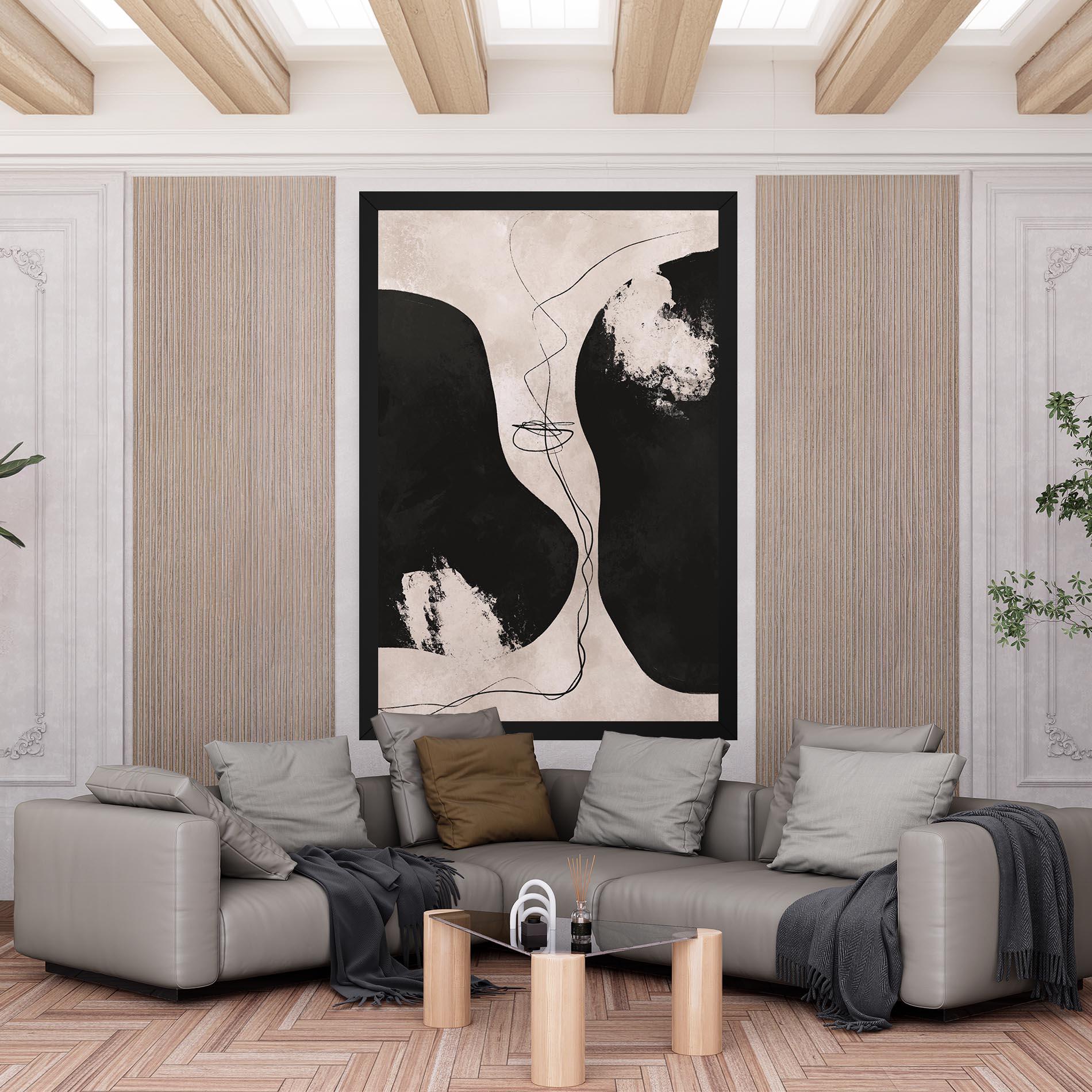 Leinwandbild Modern Brushstrokes mockup 6