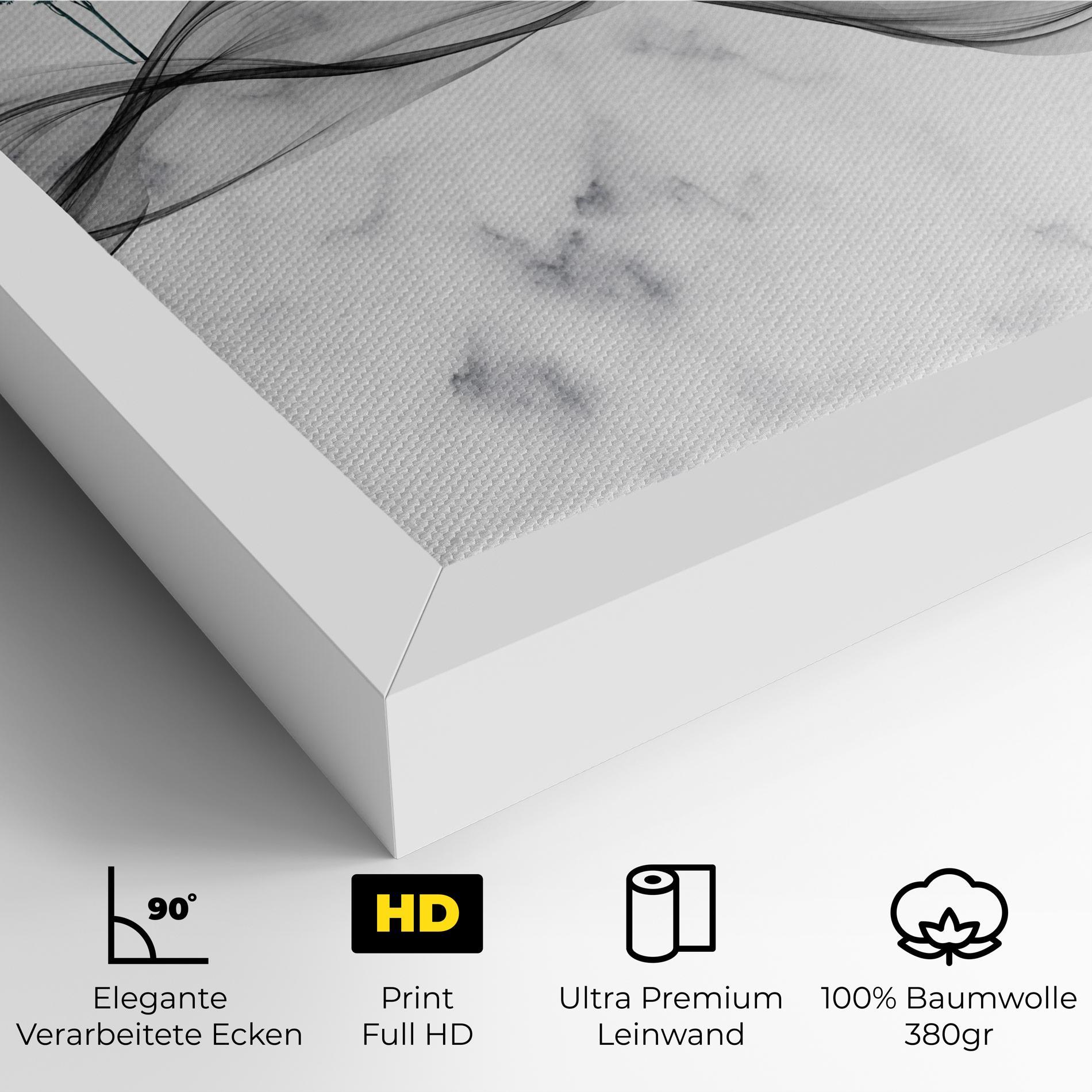 Leinwandbild Abstract Golden Landscape 1 mockup 4