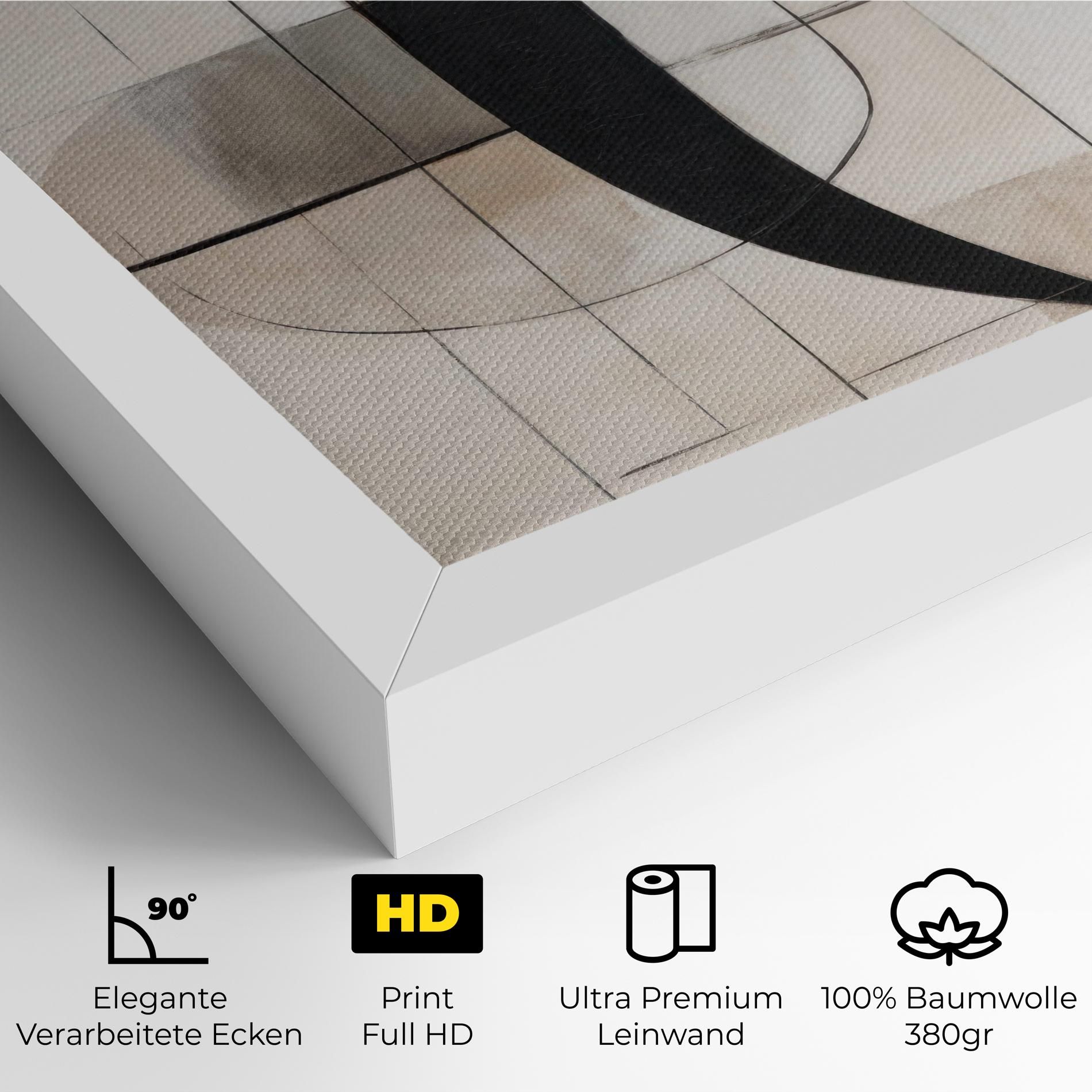 Black Abstract Lines mockup 4