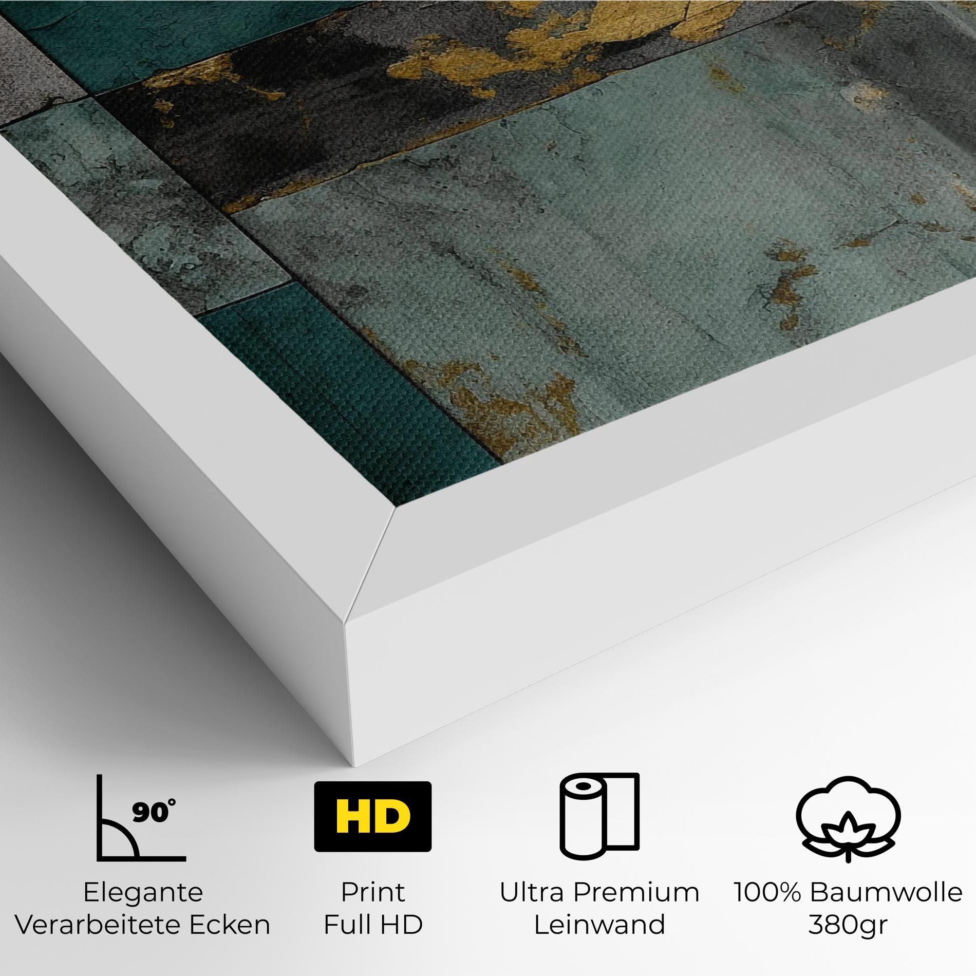 Golden Green Painting mockup 4