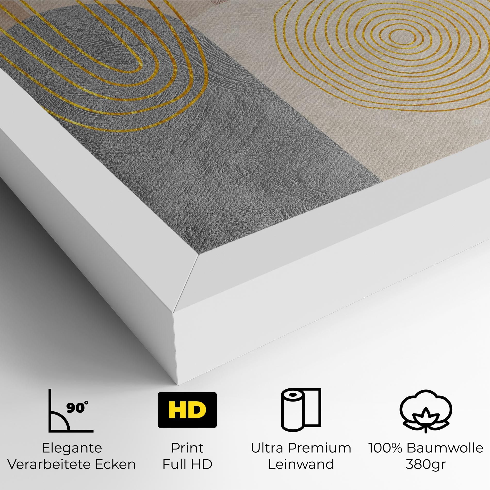 Gray Orange Painting mockup 4