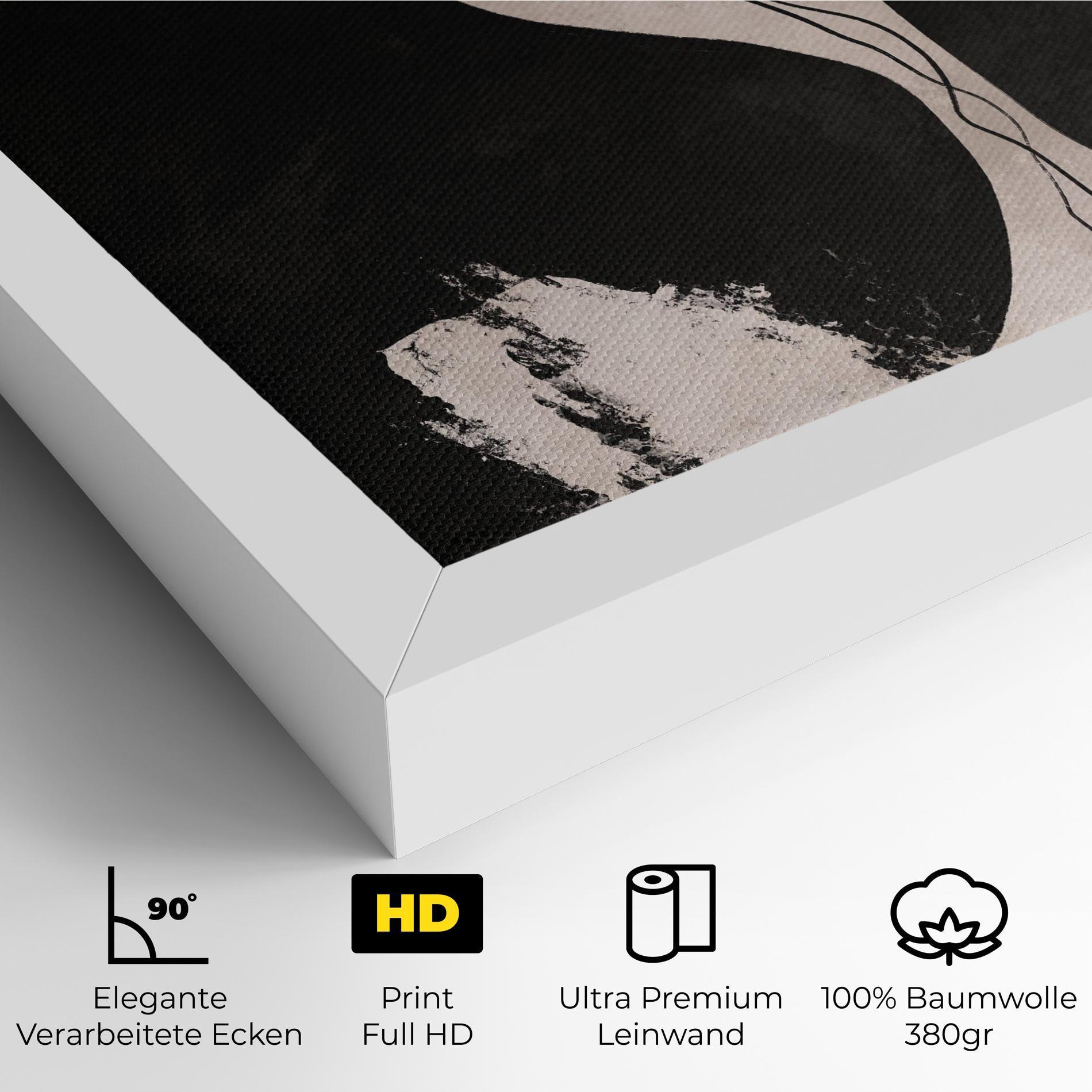 Leinwandbild Modern Brushstrokes mockup 4