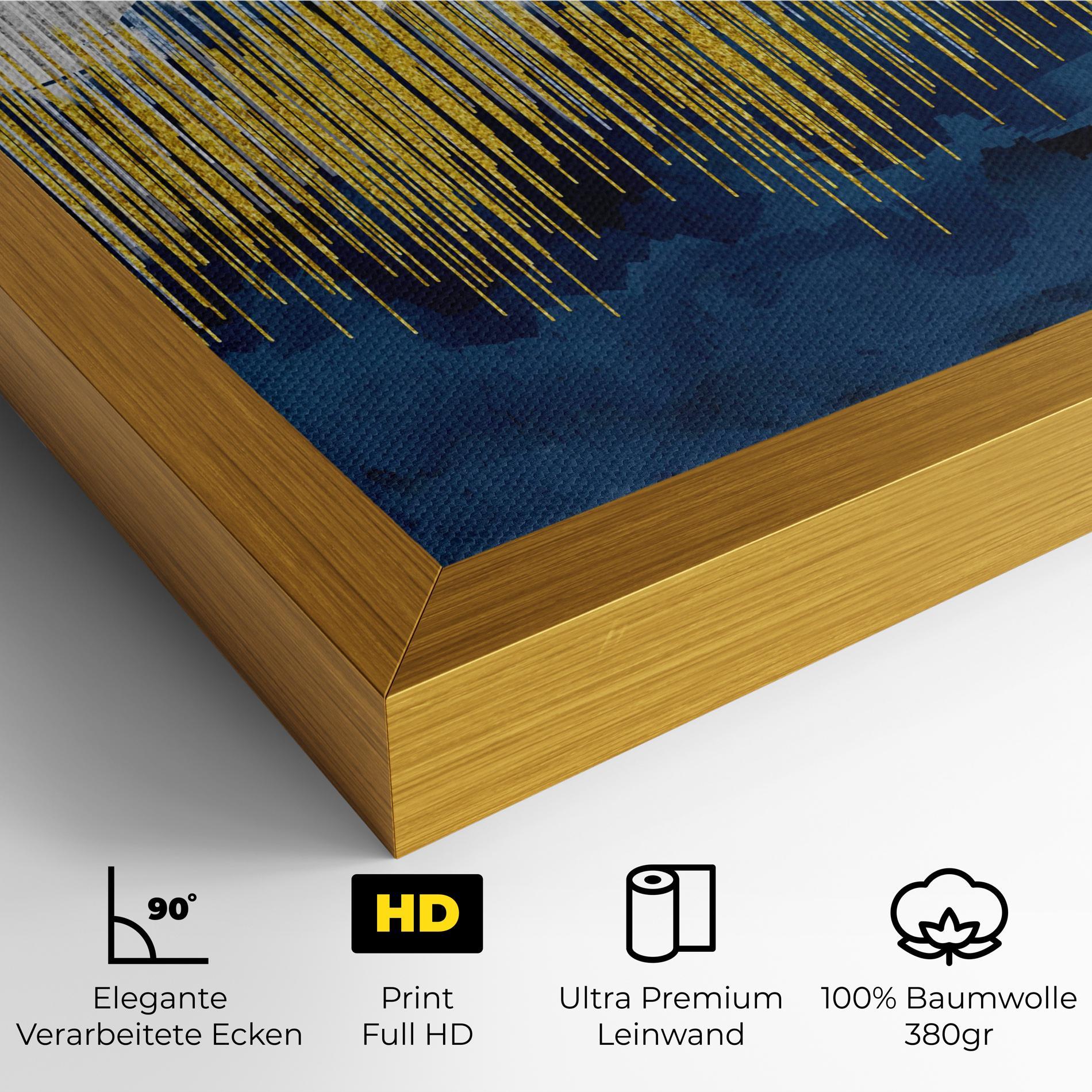 Leinwandbild Abstract Marble Art mockup 4