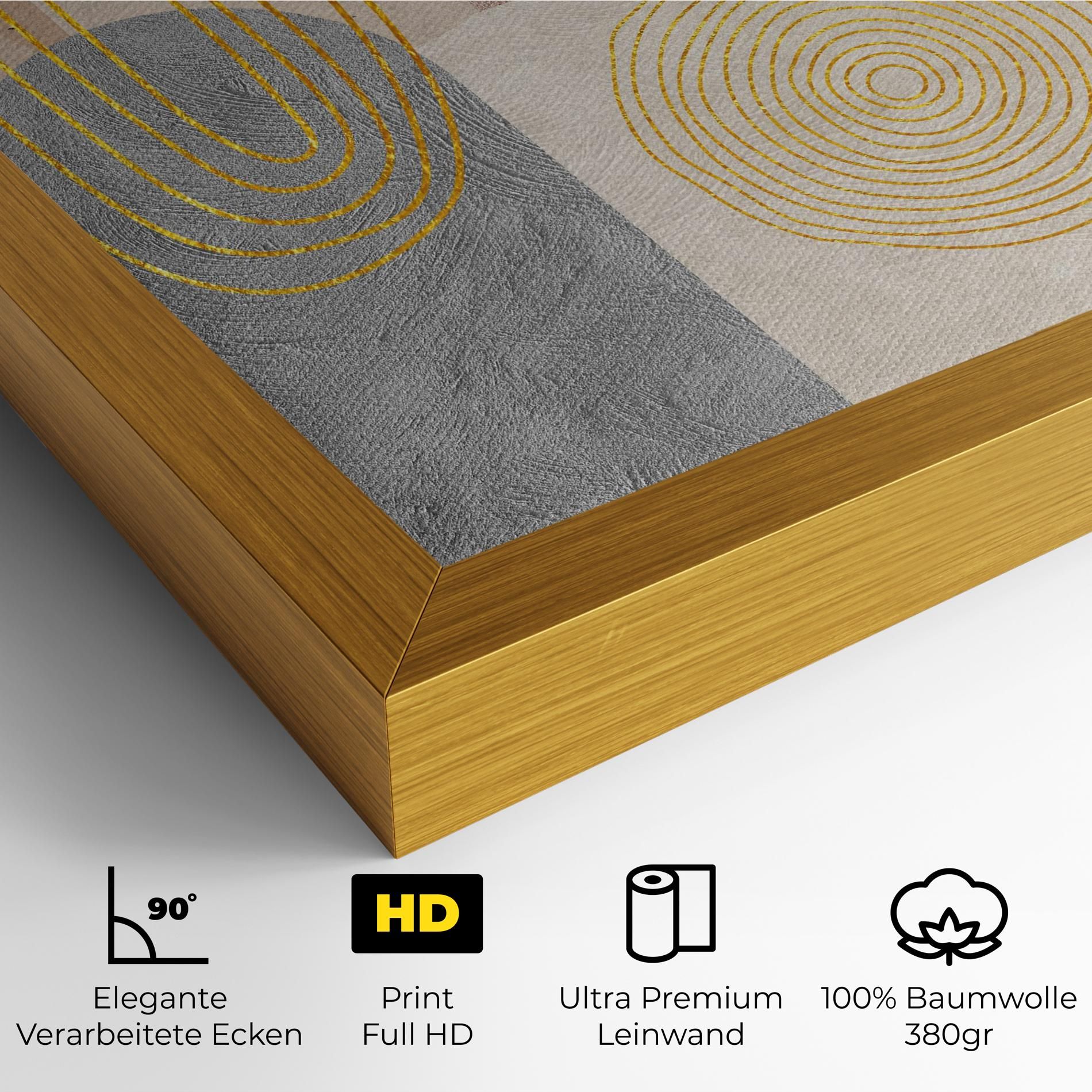 Gray Orange Painting mockup 4