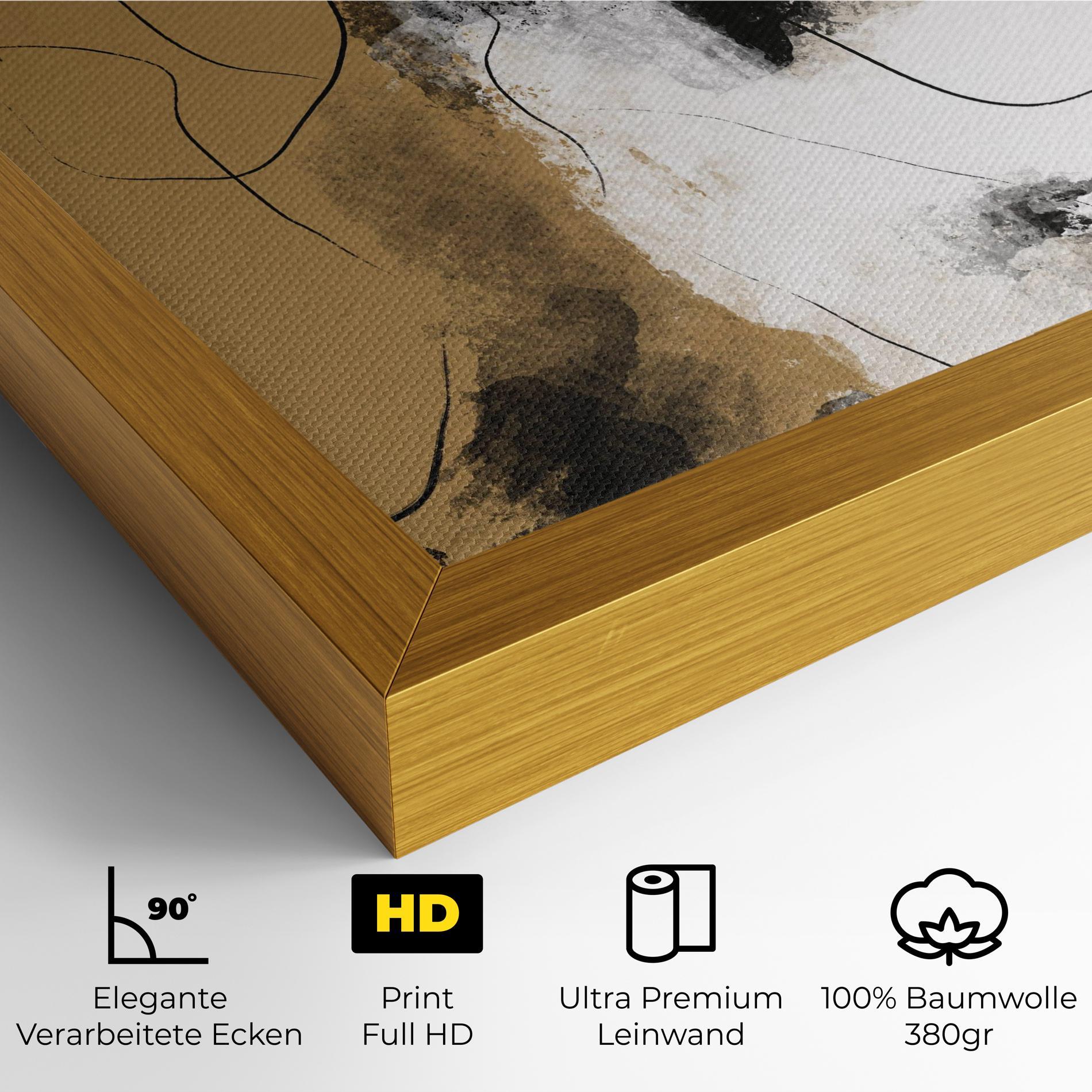 Leinwandbild Unique Acrylic Paintings mockup 4