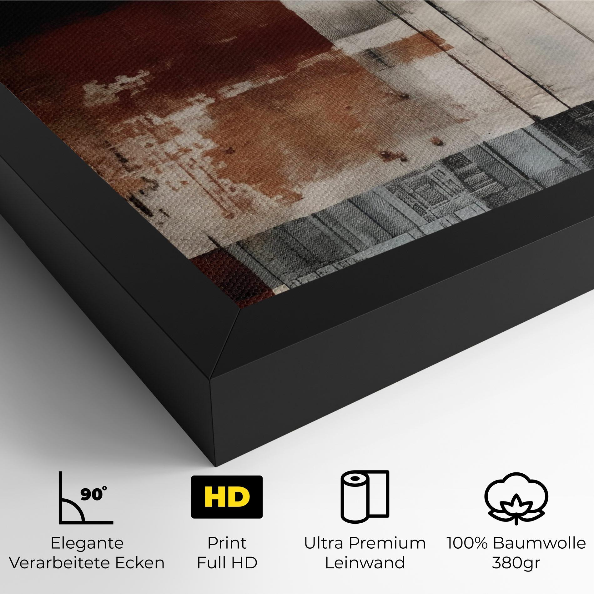Leinwandbild Abstract Painting mockup 4