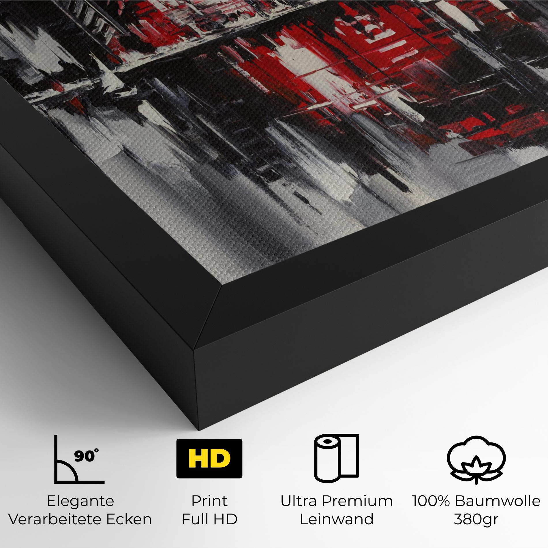 Leinwandbild Cityscape mockup 4