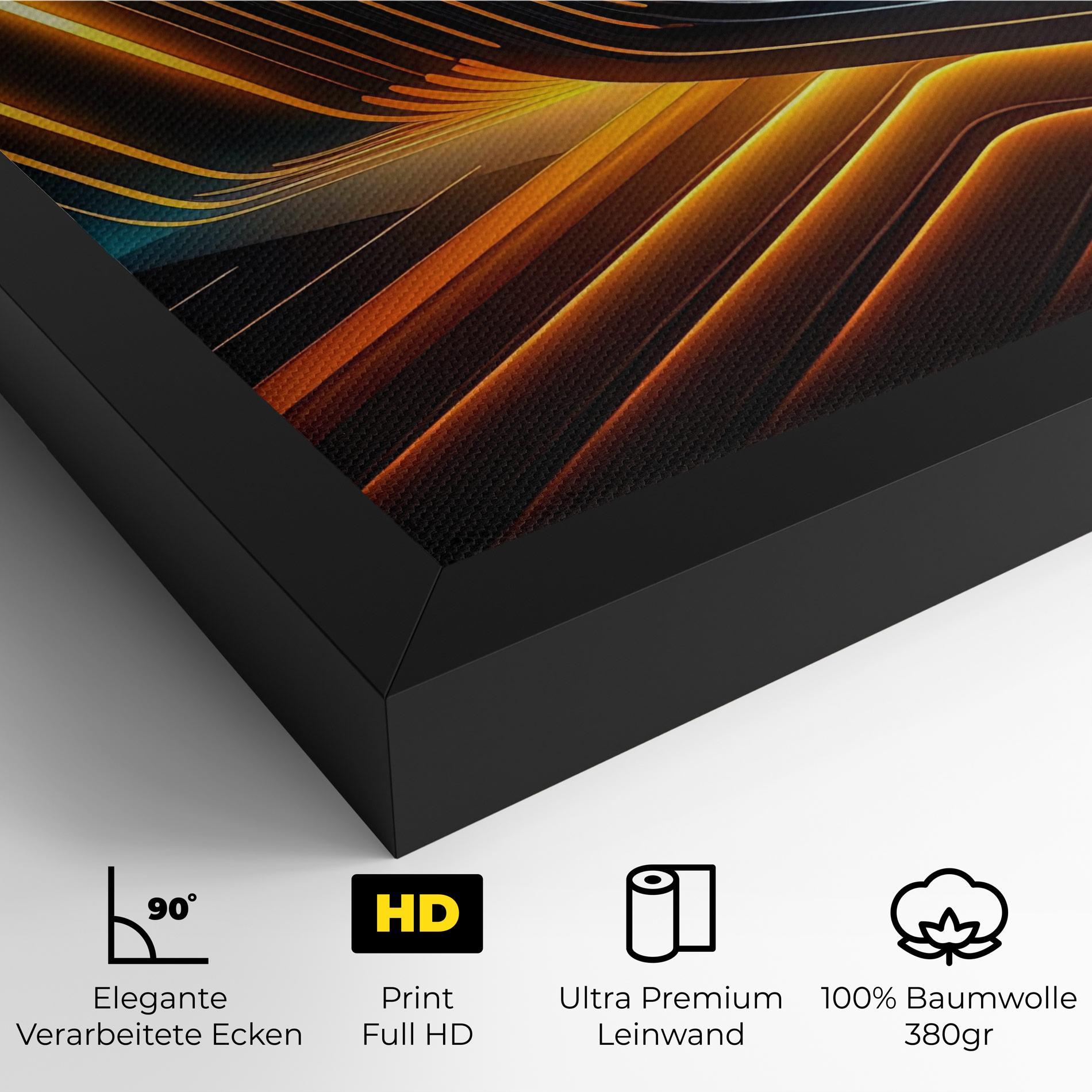 Leinwandbild Futuristic Background mockup 4