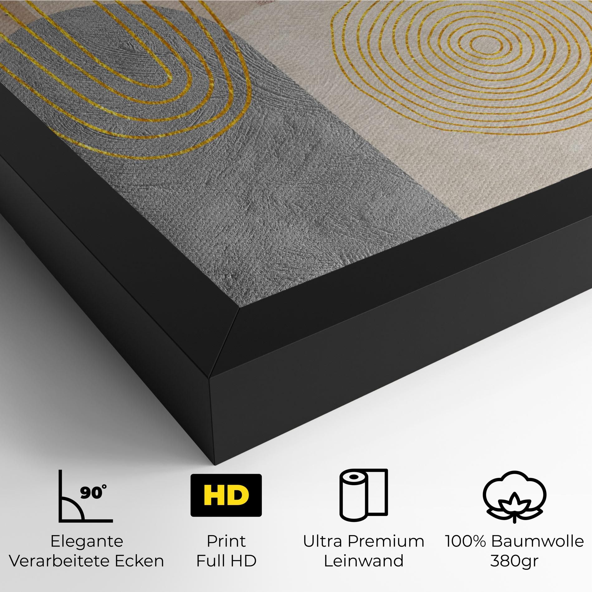 Gray Orange Painting mockup 4