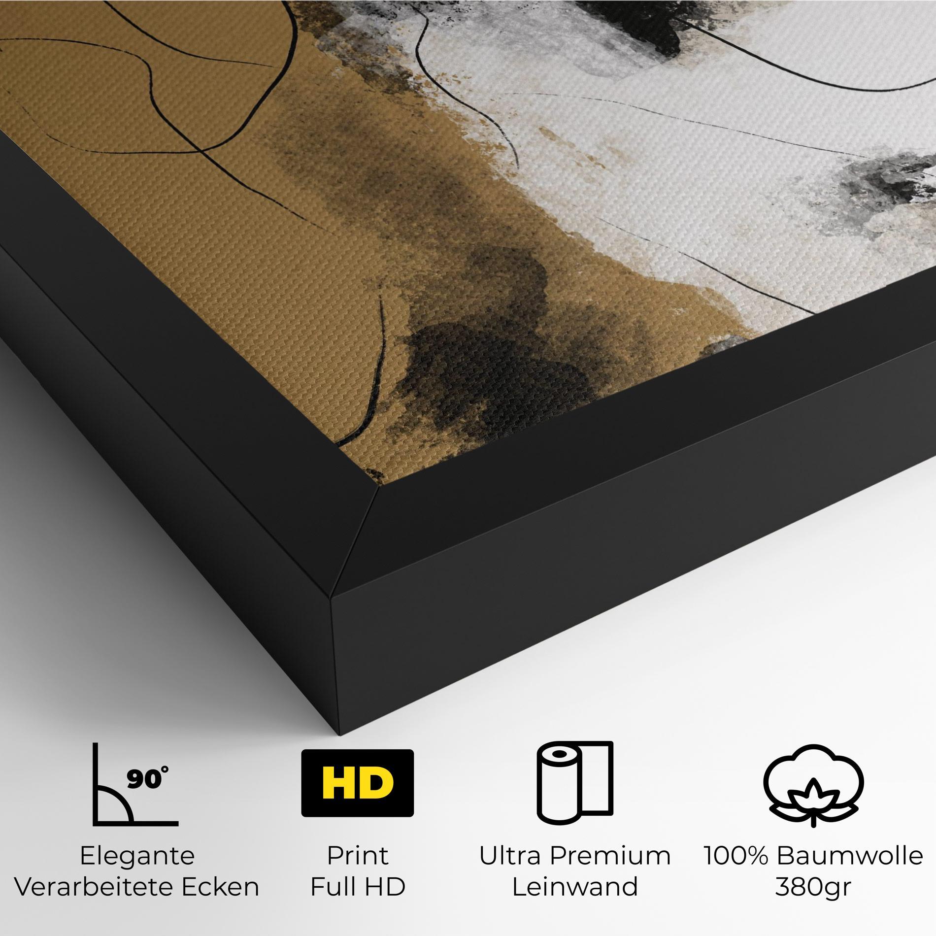 Leinwandbild Unique Acrylic Paintings mockup 4