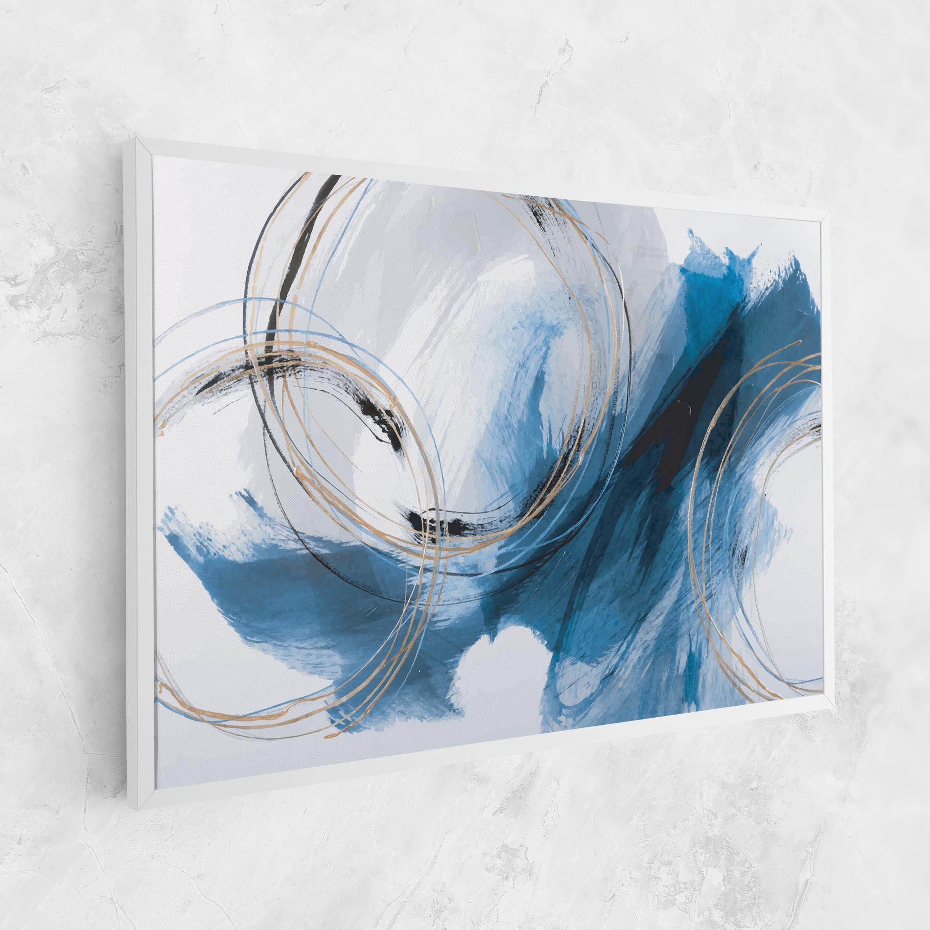 Leinwandbild Beautiful Abstract Painting mockup 1