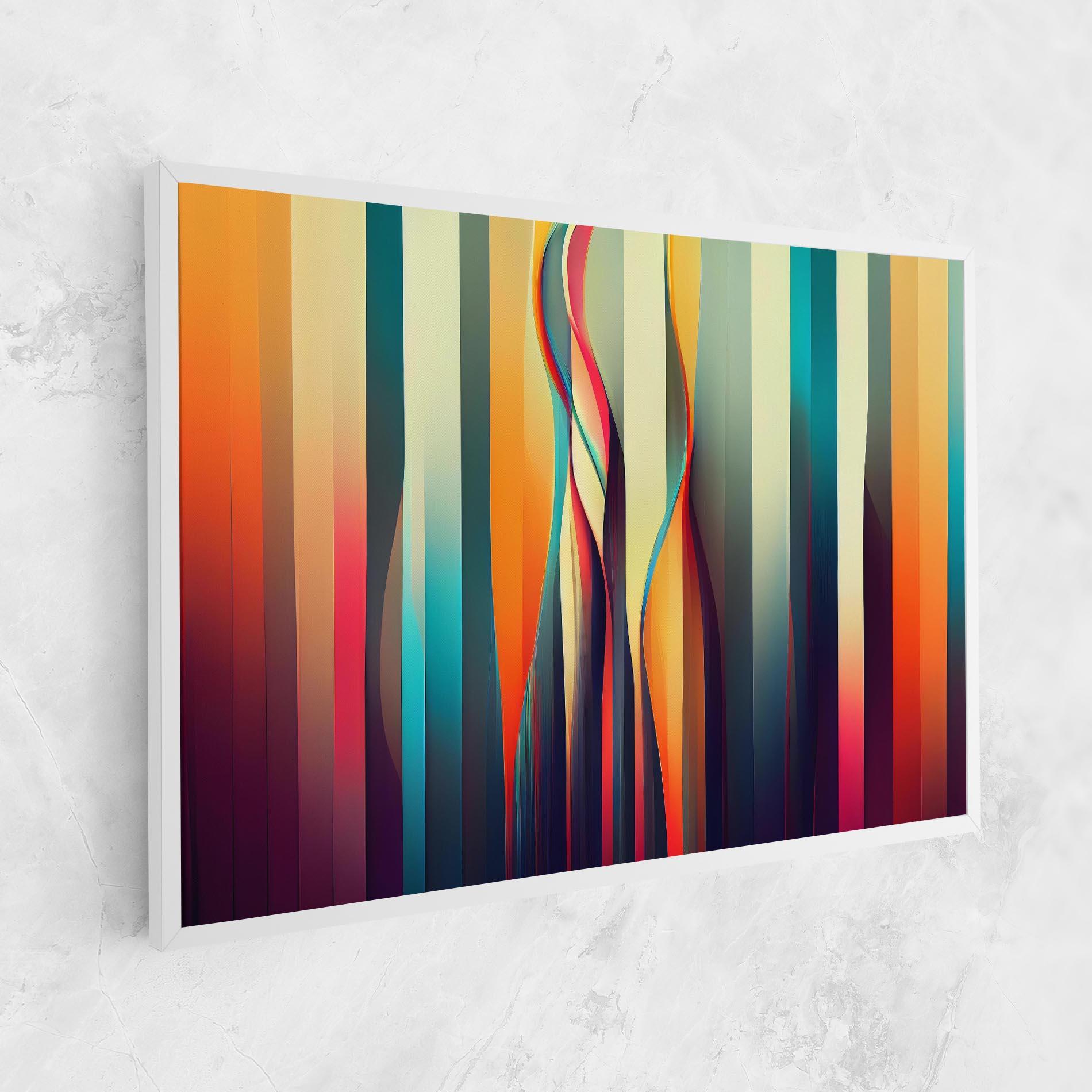 Leinwandbild Colorful Geometric Background mockup 1