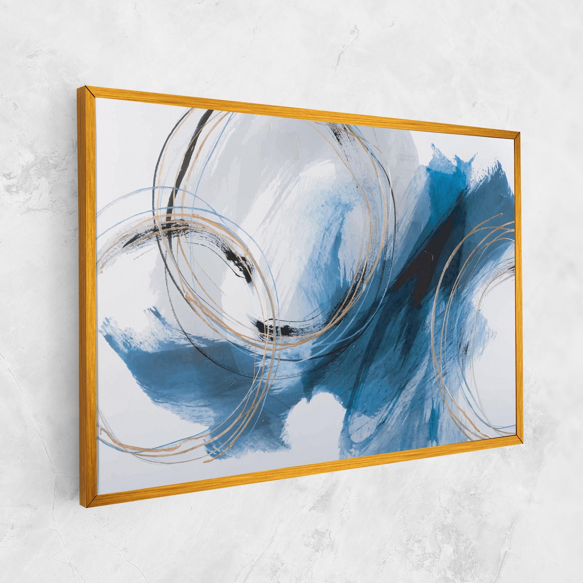 Leinwandbild Beautiful Abstract Painting mockup 1