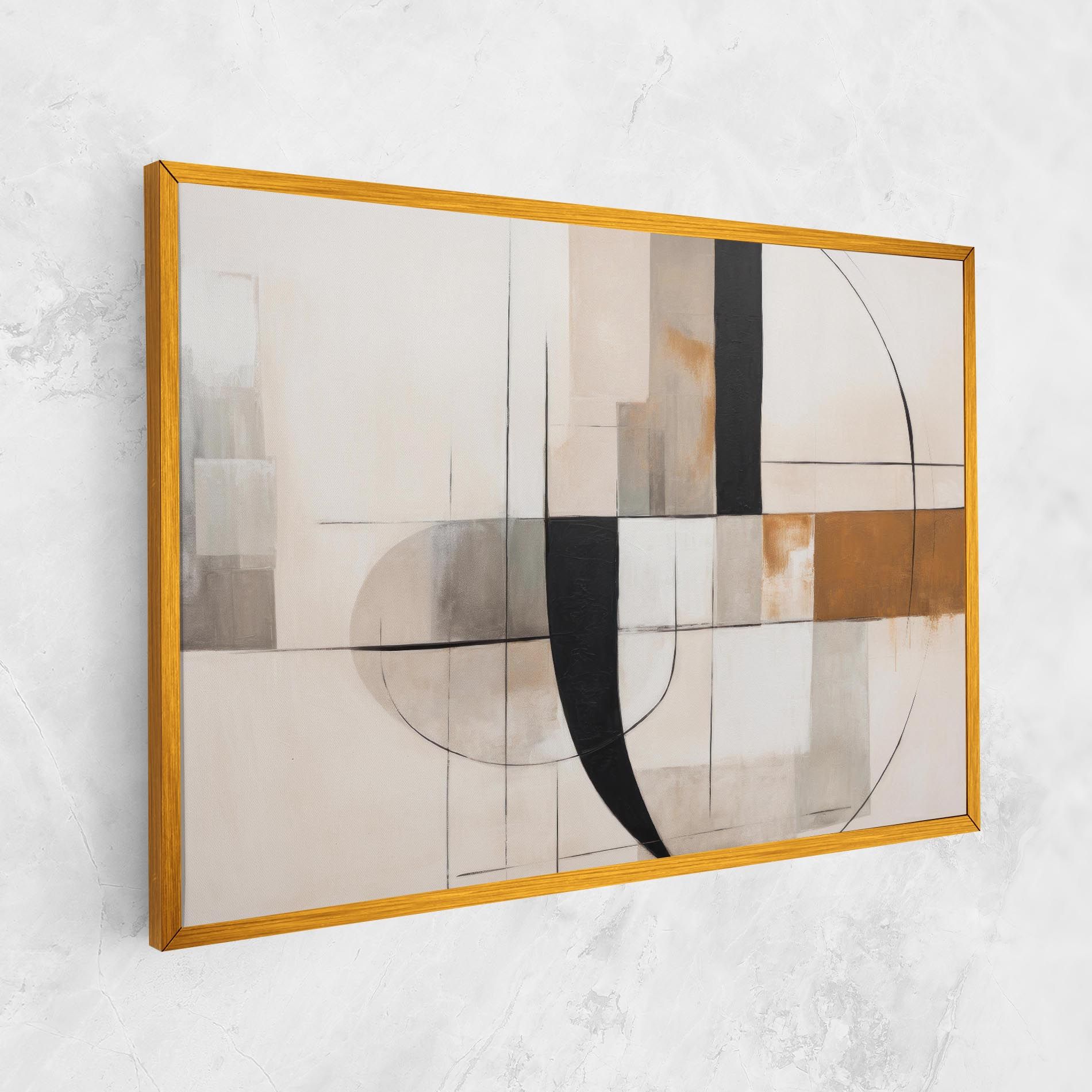 Black Abstract Lines mockup 1