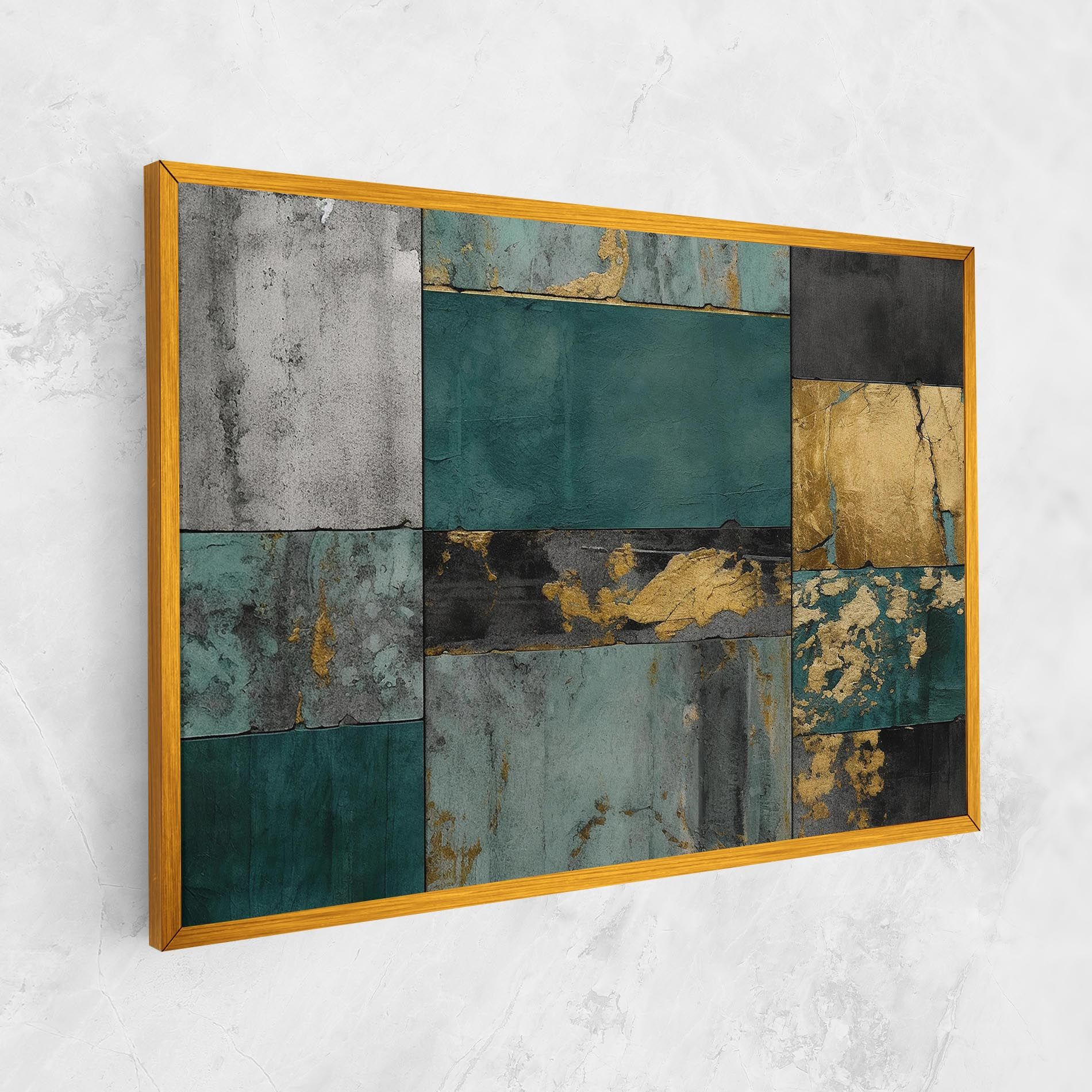 Golden Green Painting mockup 1