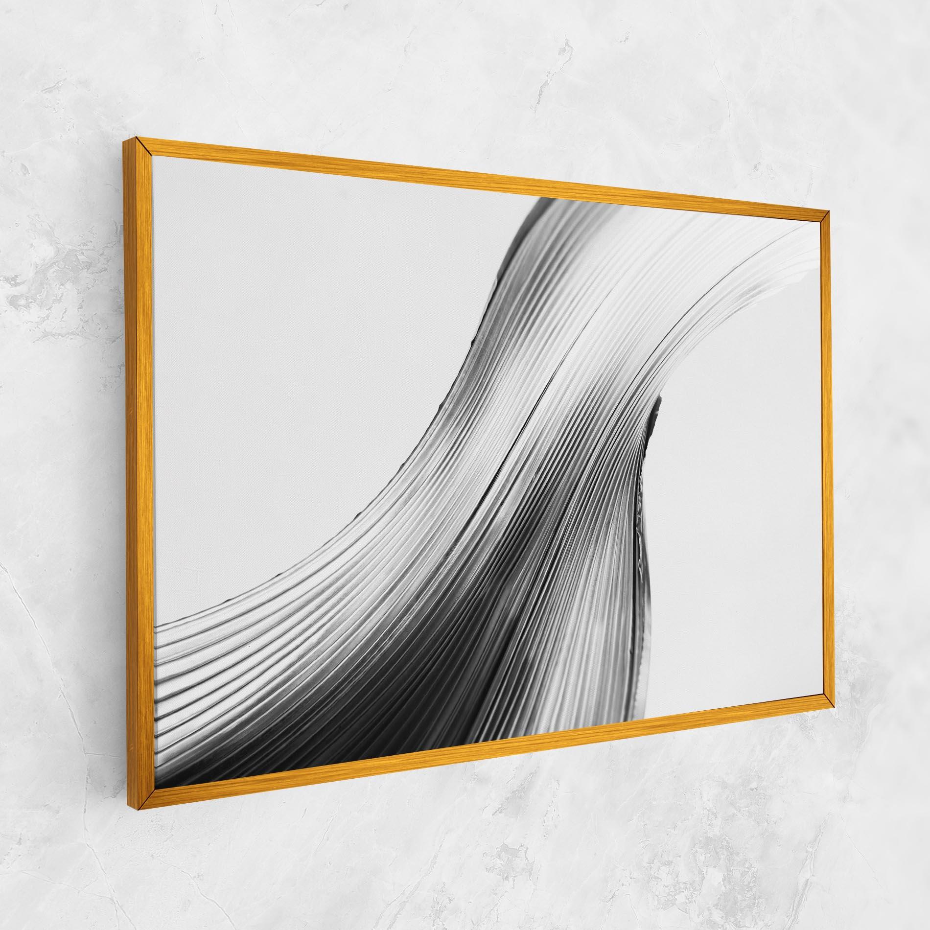 Leinwandbild Monochrome Wave mockup 1