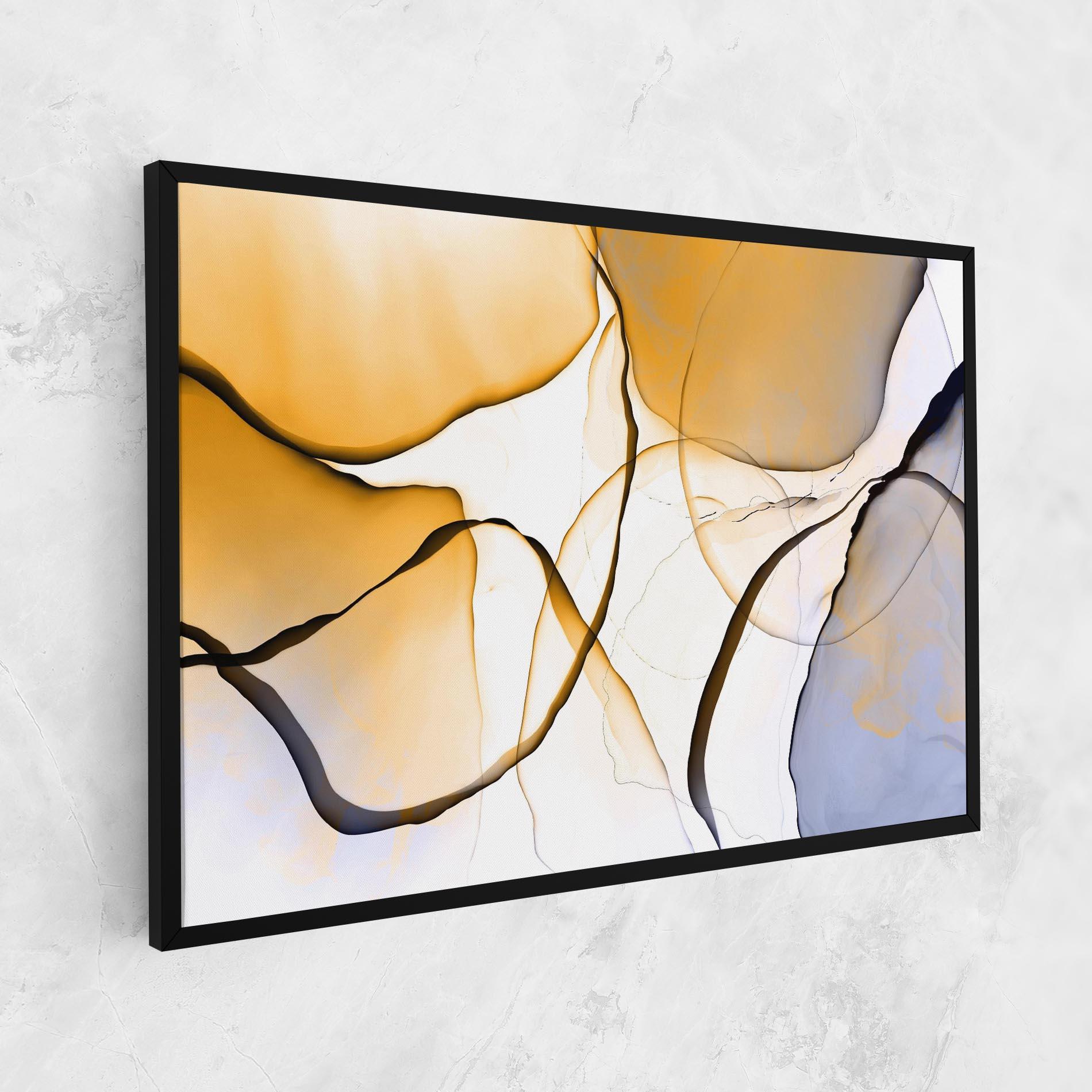 Leinwandbild Abstract Alcohol Ink mockup 1