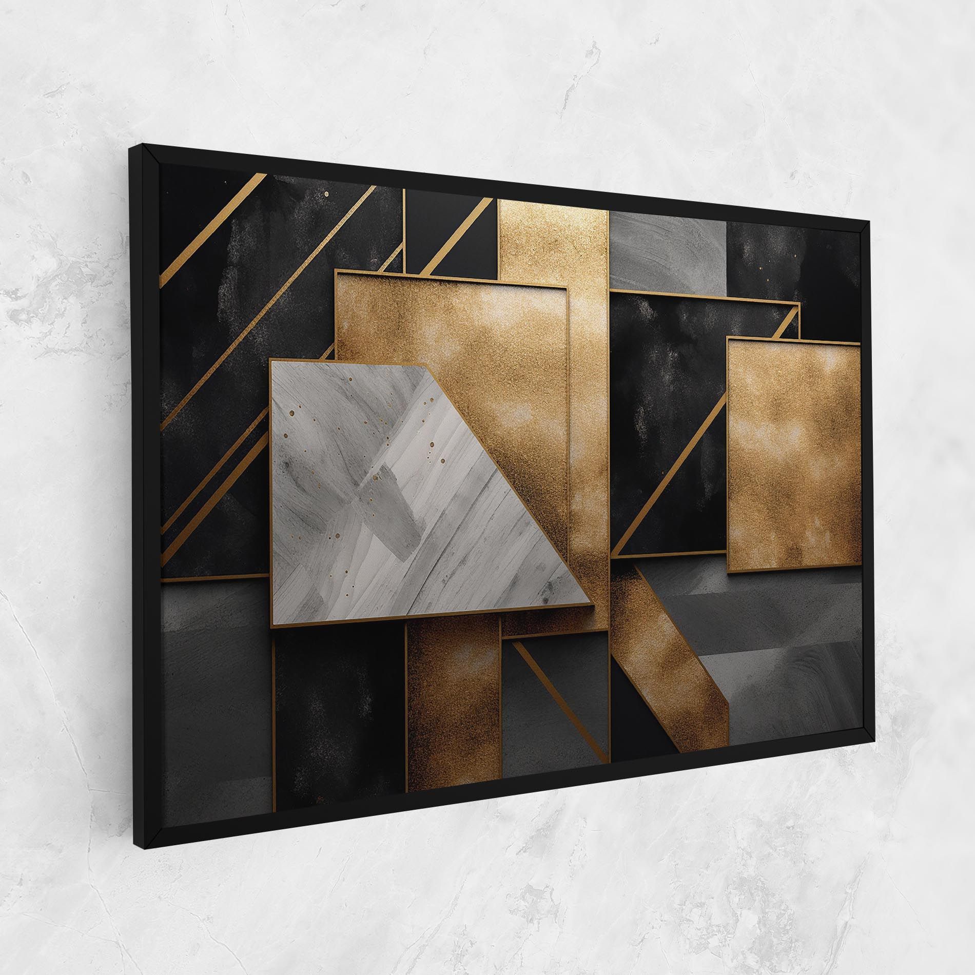 Abstract Gold Square mockup 1