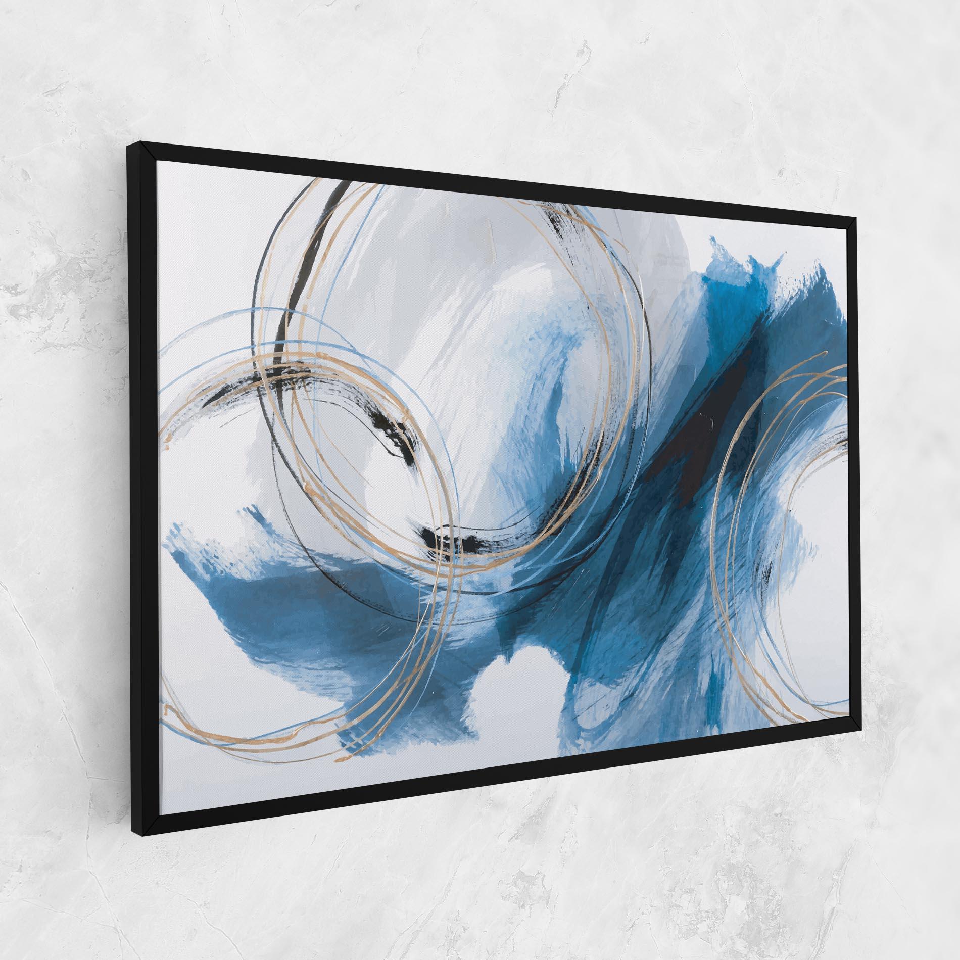 Leinwandbild Beautiful Abstract Painting mockup 1