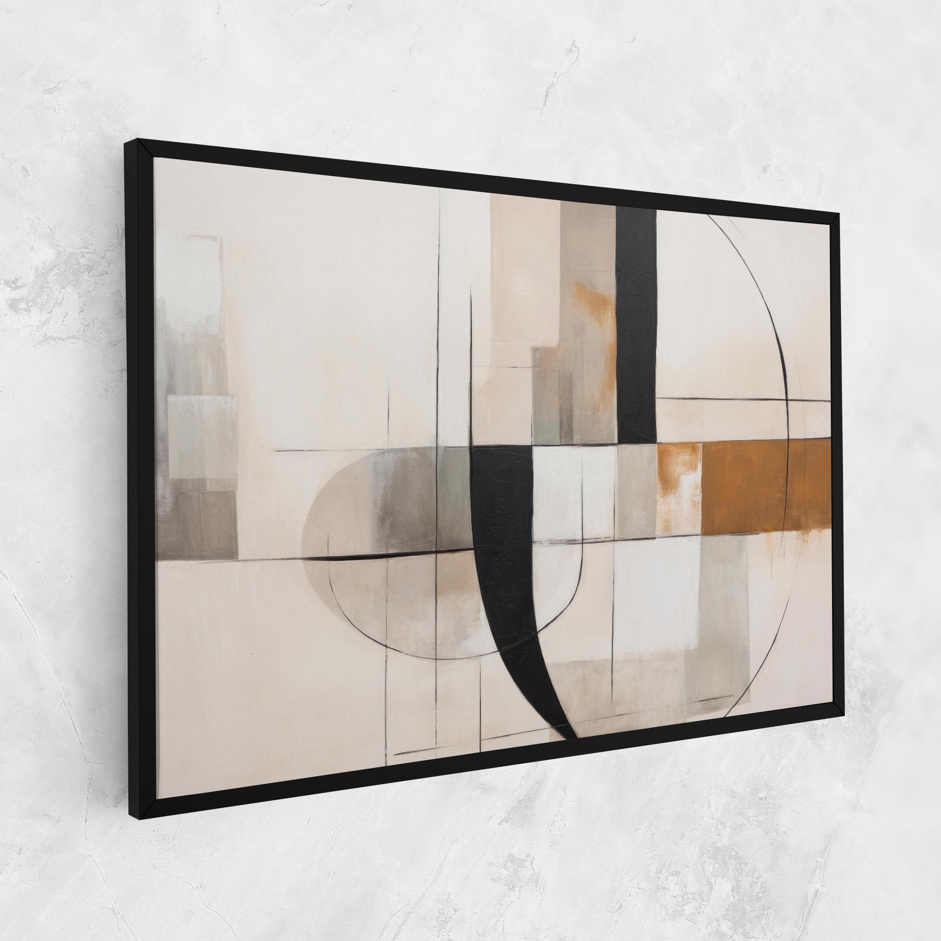 Black Abstract Lines mockup 1