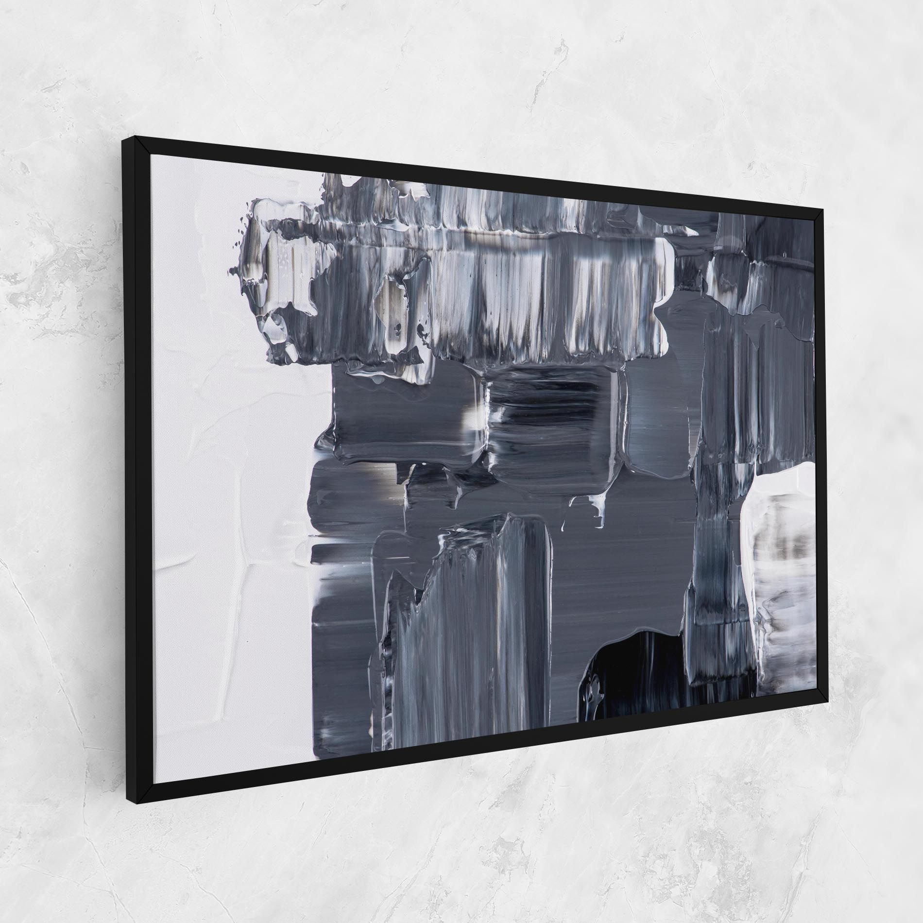 Black Acrylic Painting mockup 1