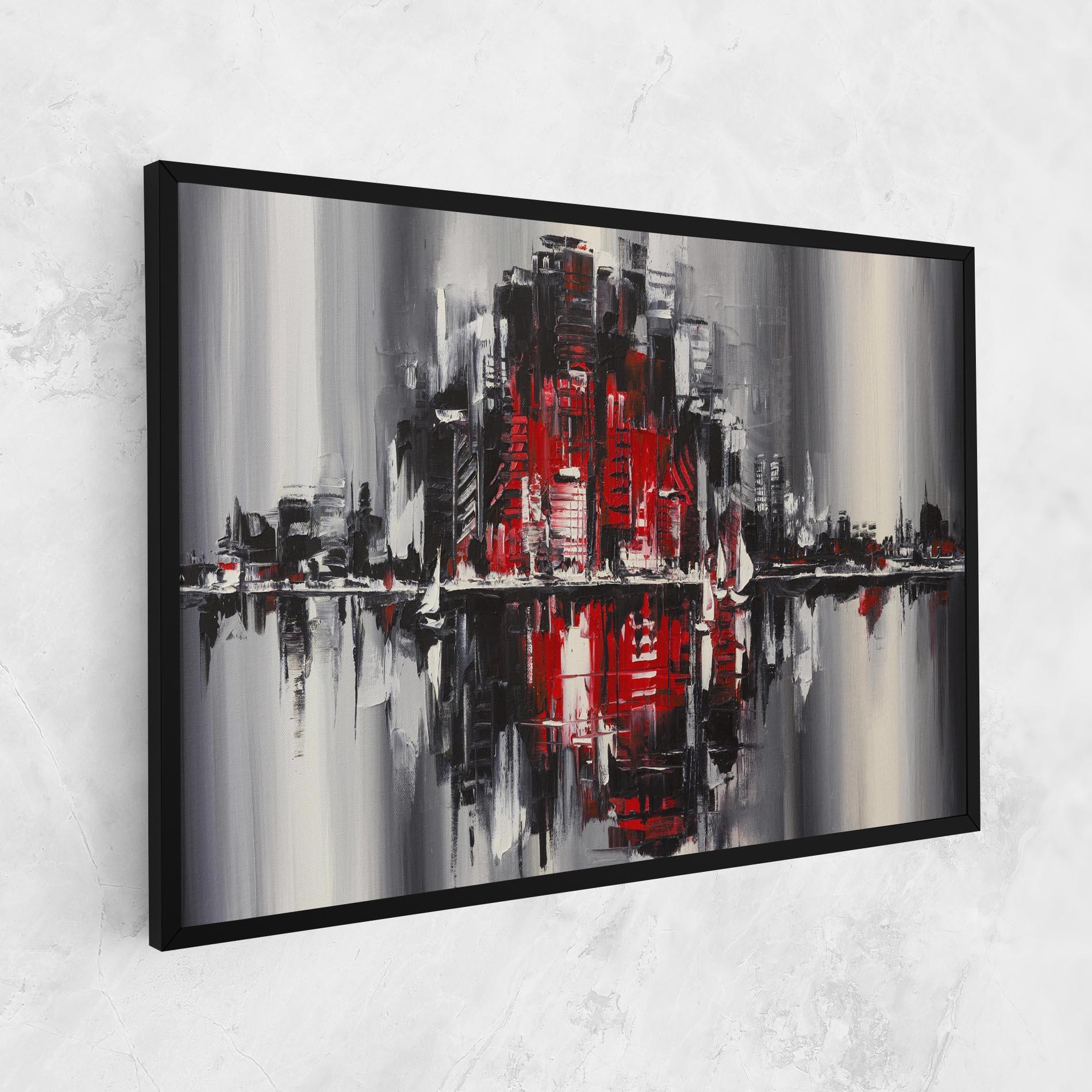 Leinwandbild Cityscape mockup 1