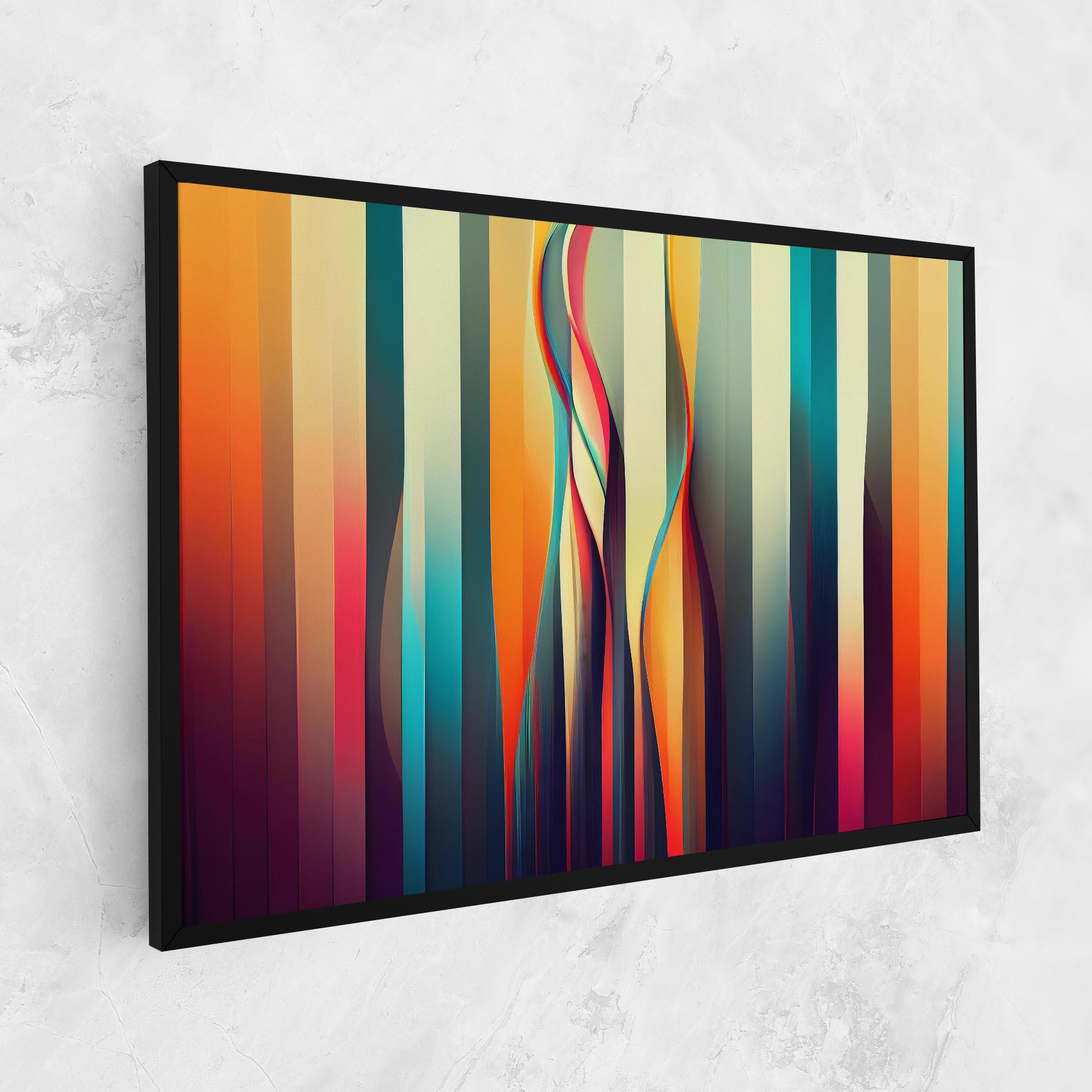 Leinwandbild Colorful Geometric Background mockup 1