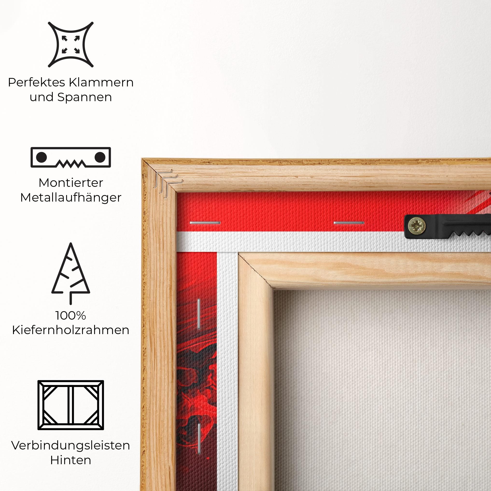 Smooth Red Color mockup 5