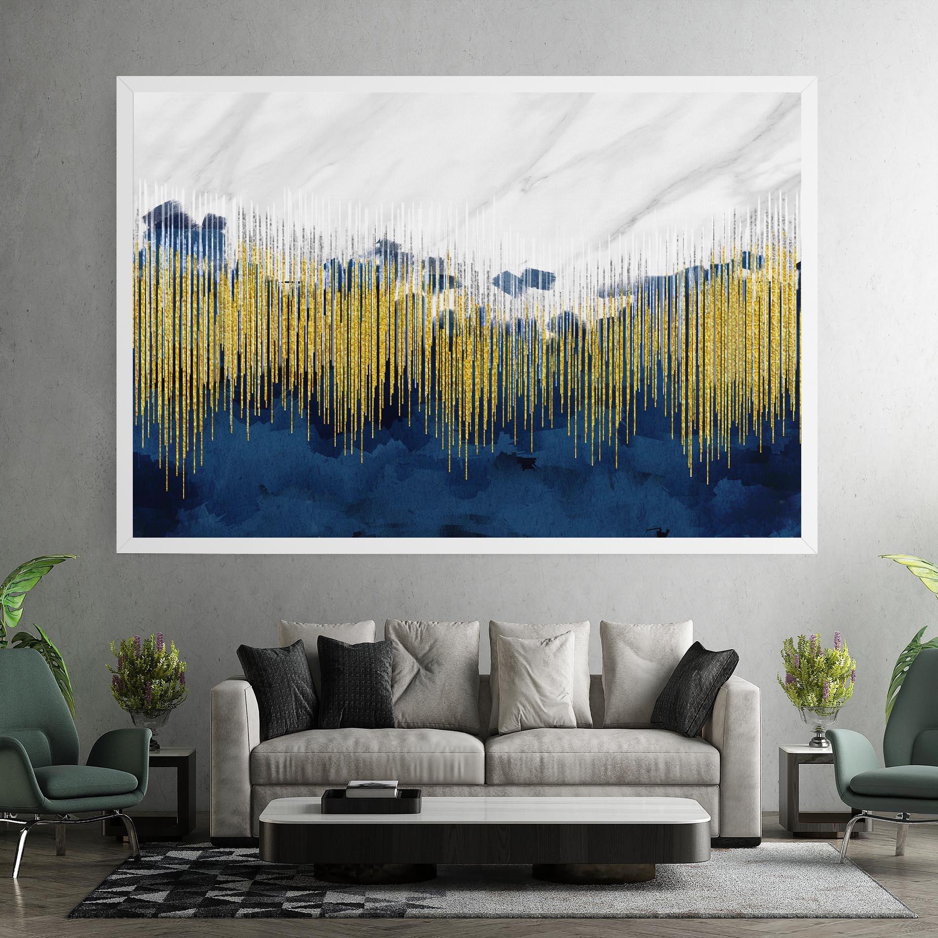 Leinwandbild Abstract Marble Art mockup 7