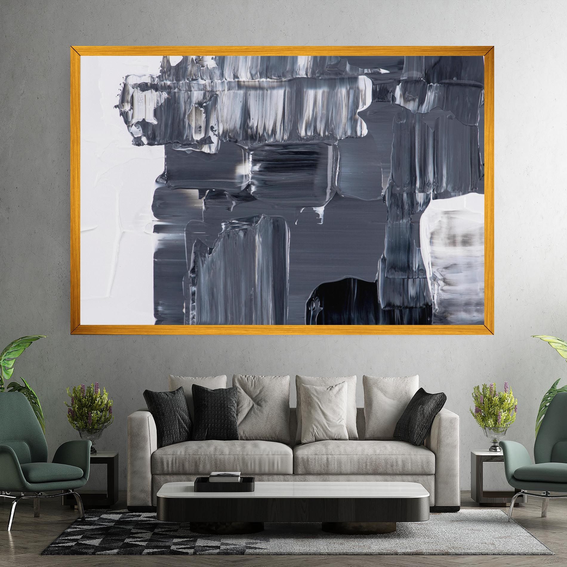 Black Acrylic Painting mockup 7