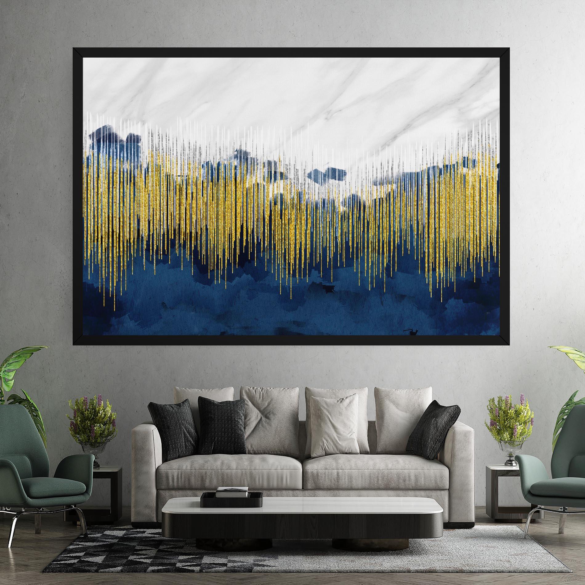 Leinwandbild Abstract Marble Art mockup 7