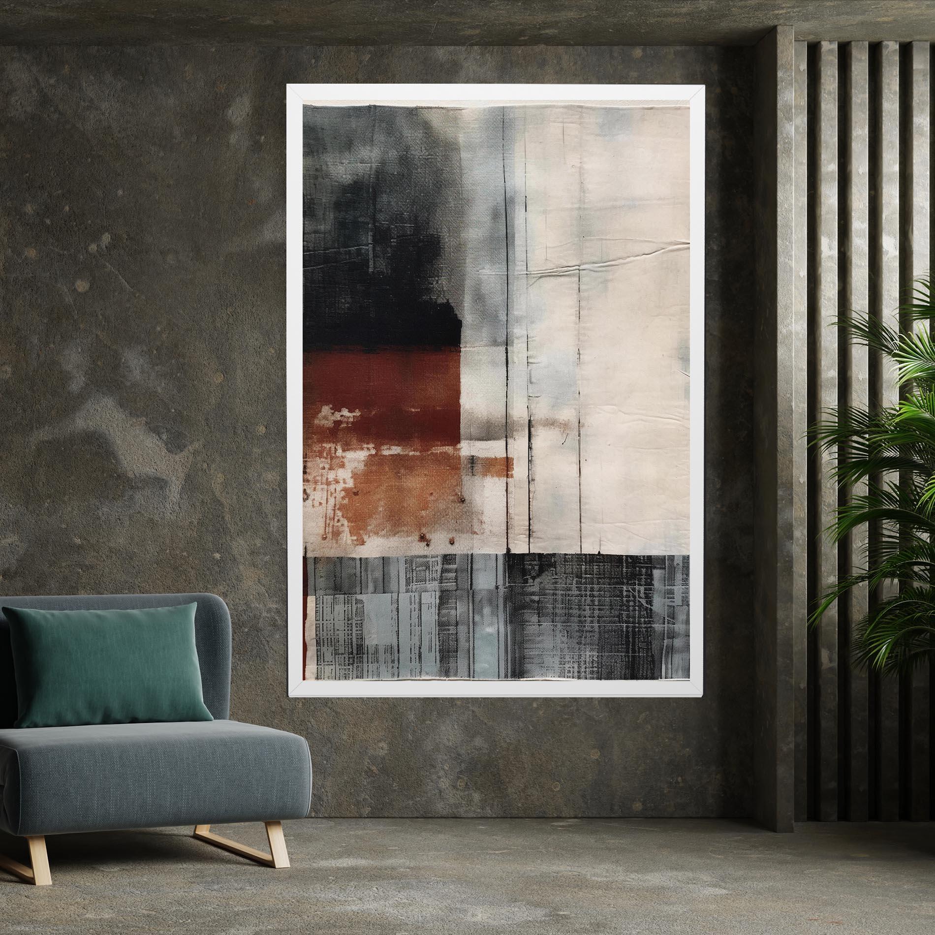 Leinwandbild Abstract Painting mockup 7