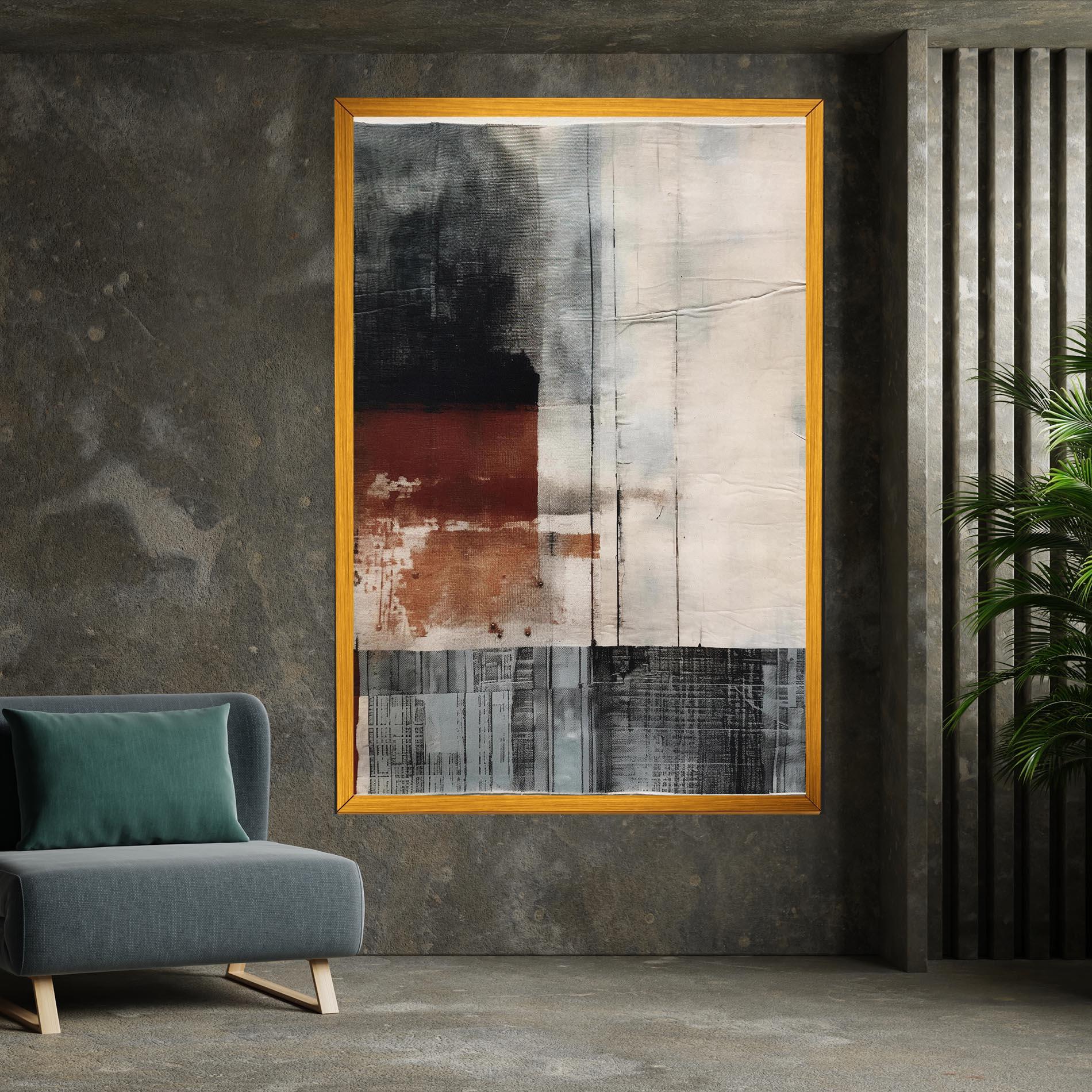 Leinwandbild Abstract Painting mockup 7