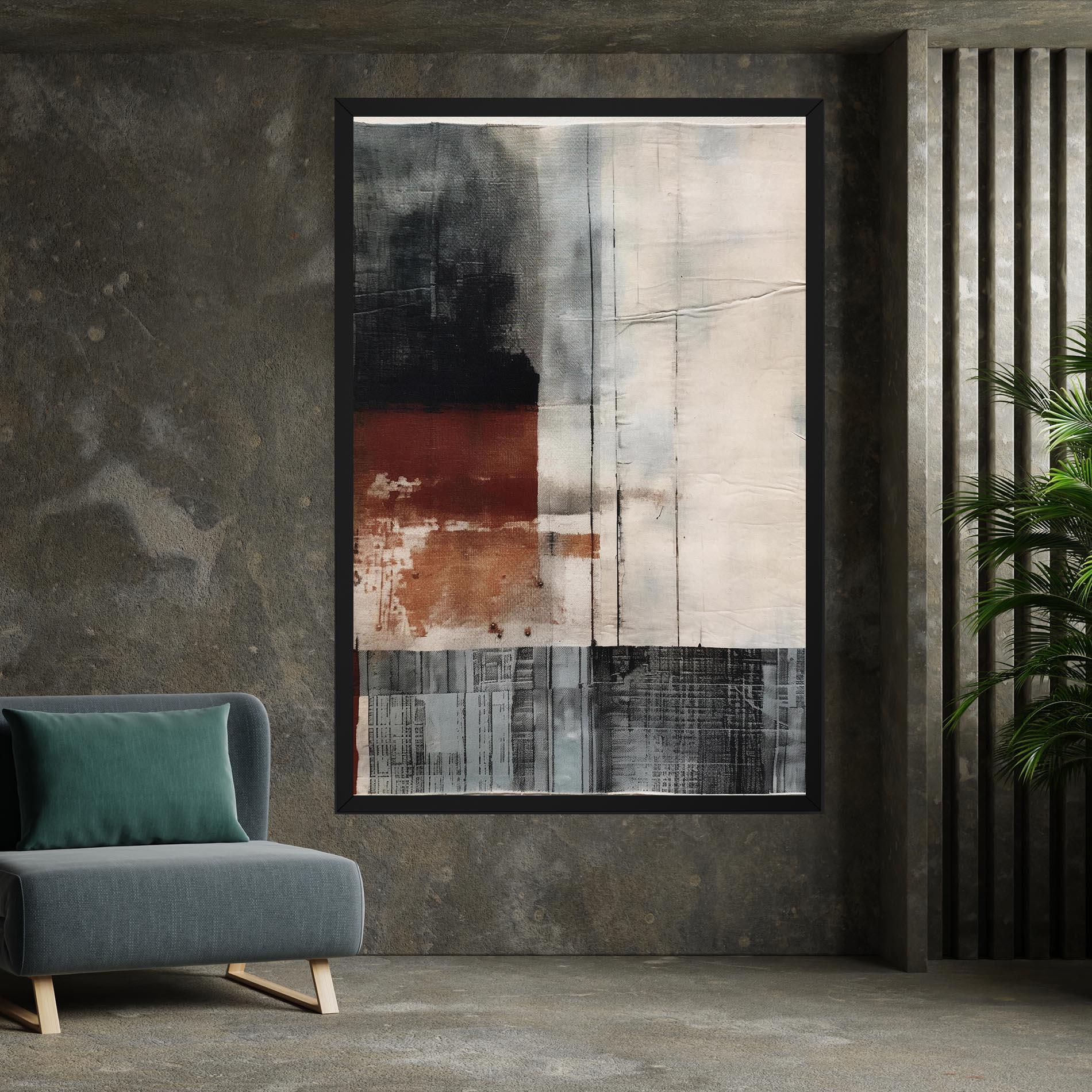 Leinwandbild Abstract Painting mockup 7