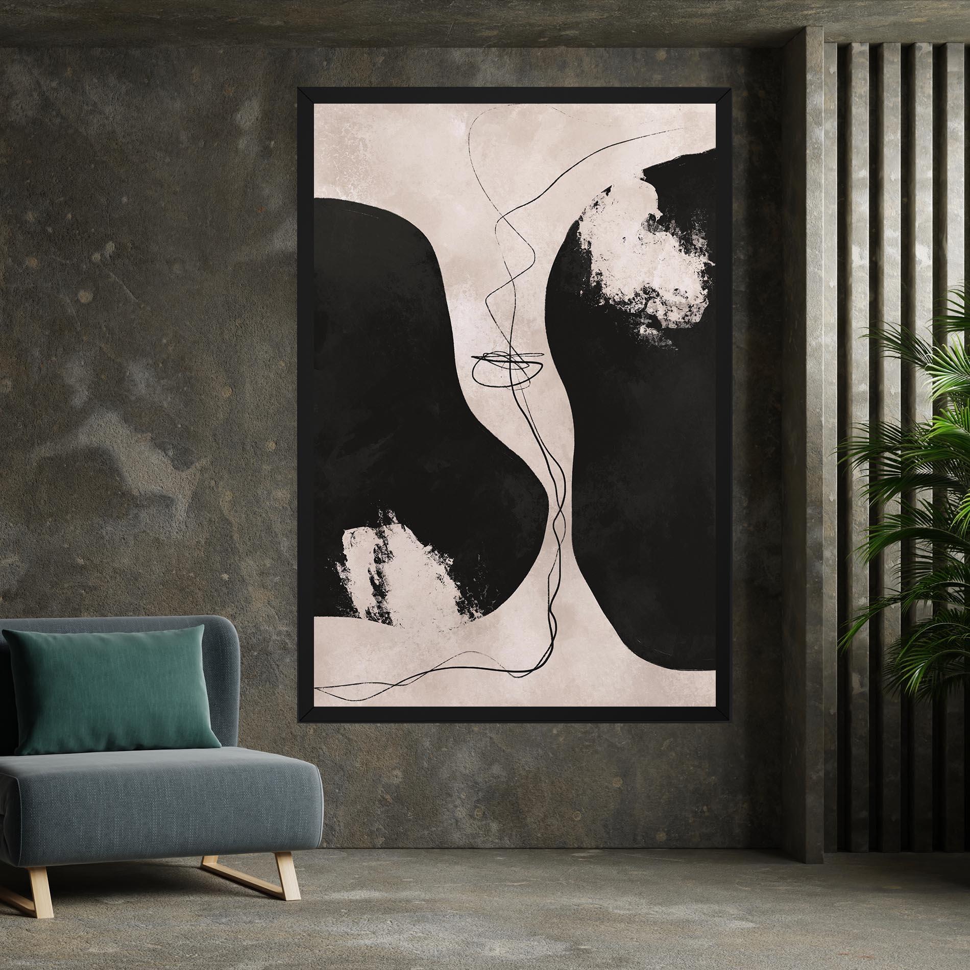 Leinwandbild Modern Brushstrokes mockup 7