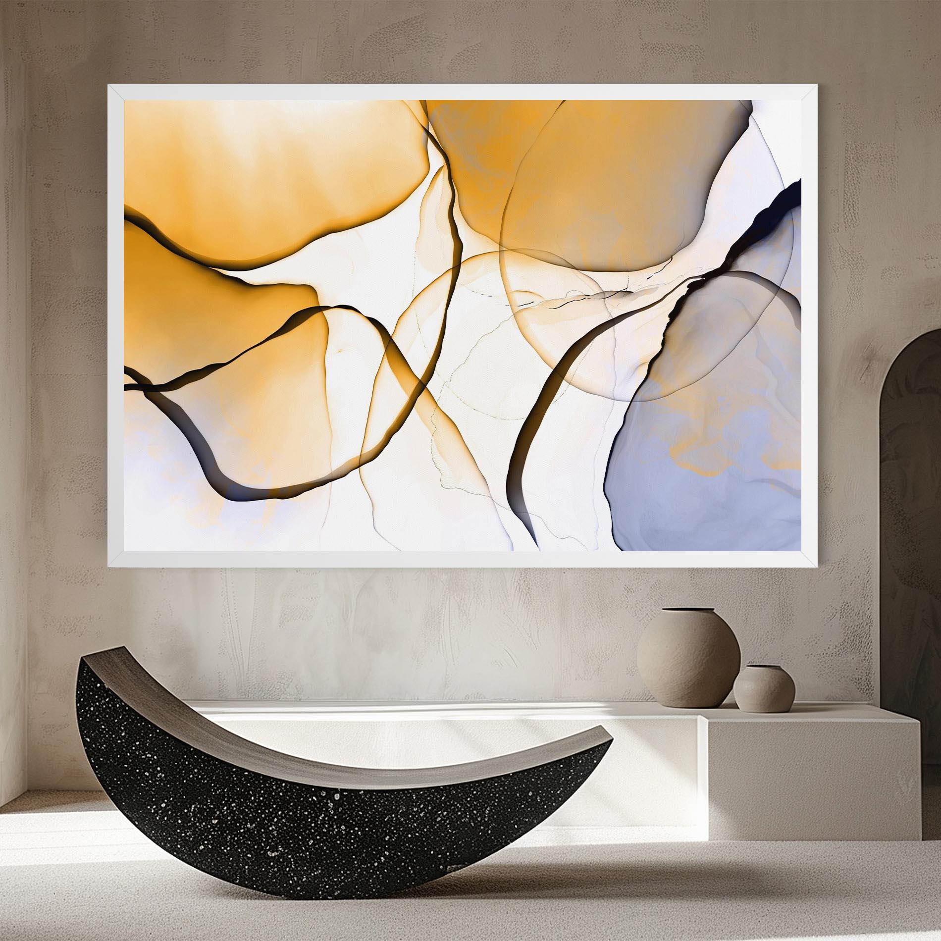 Leinwandbild Abstract Alcohol Ink mockup 8