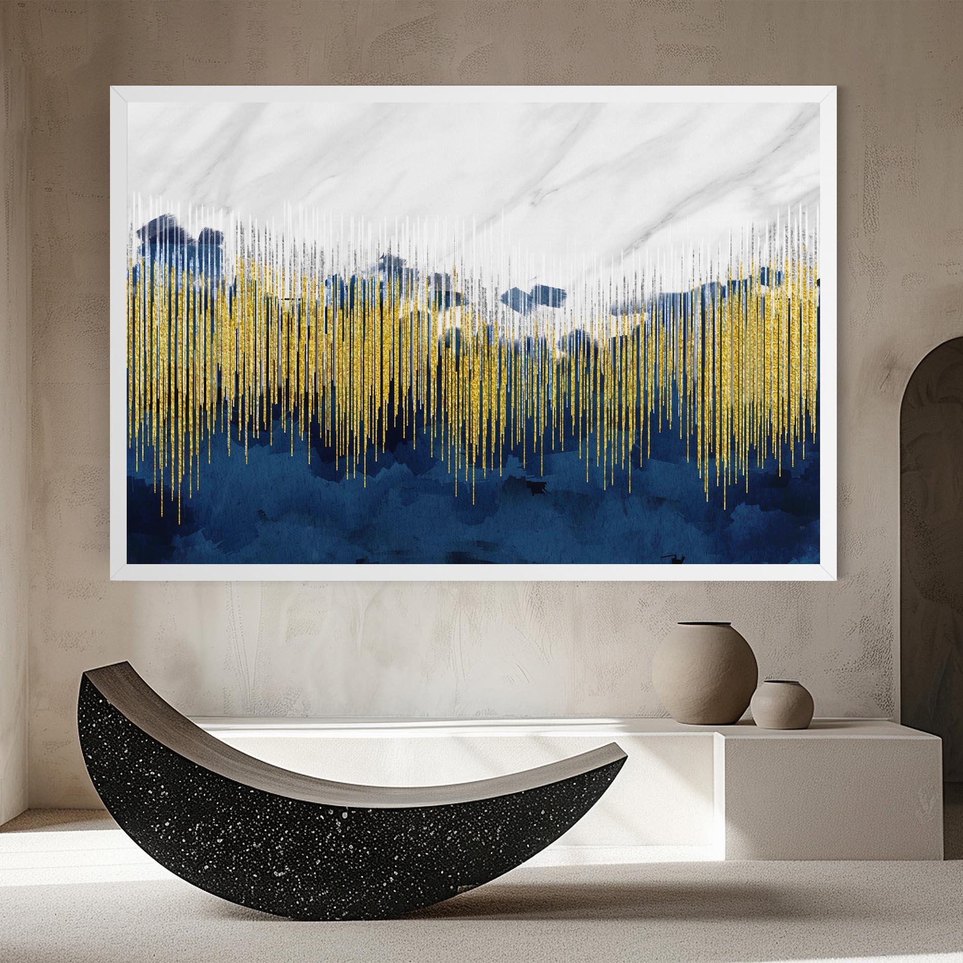 Leinwandbild Abstract Marble Art mockup 8