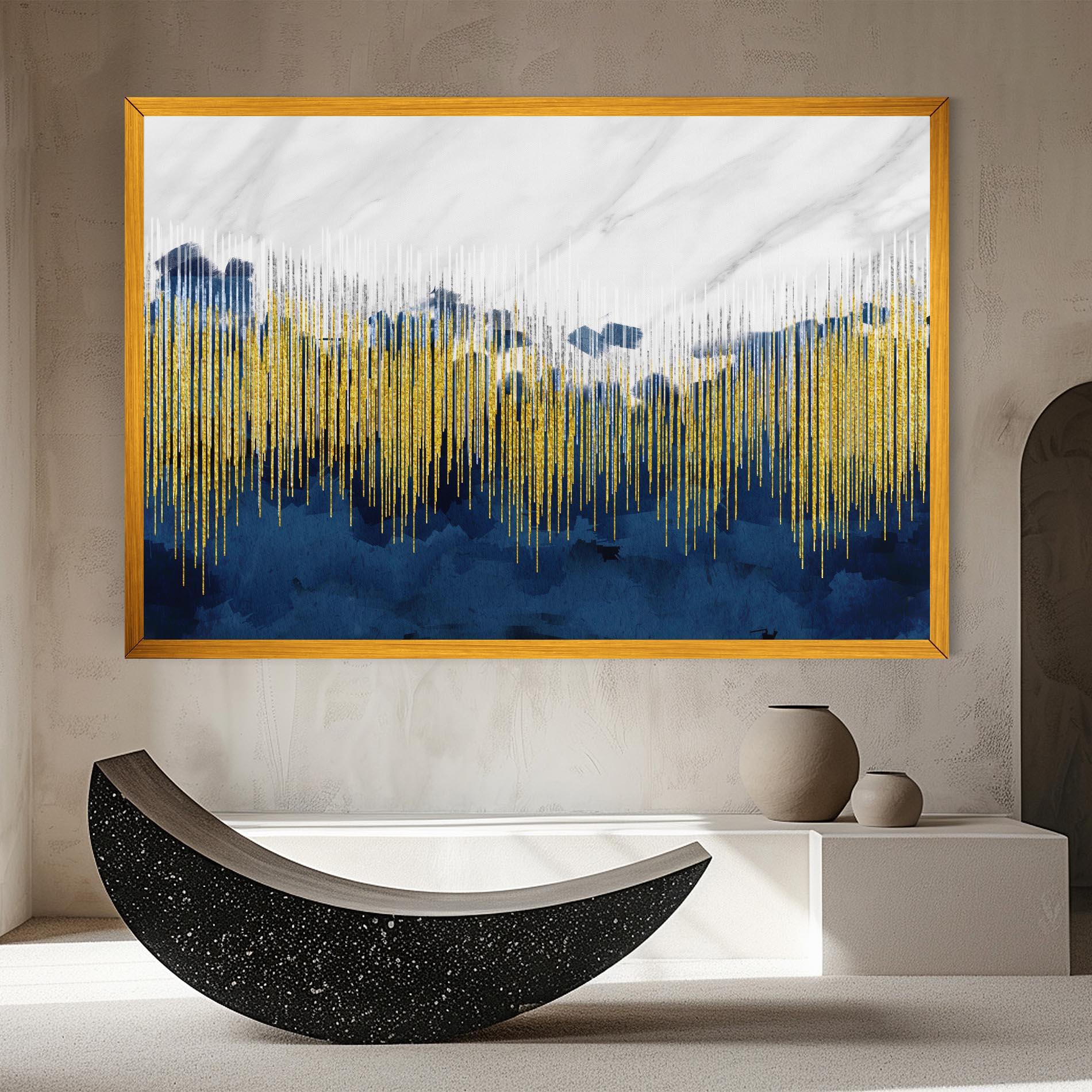 Leinwandbild Abstract Marble Art mockup 8