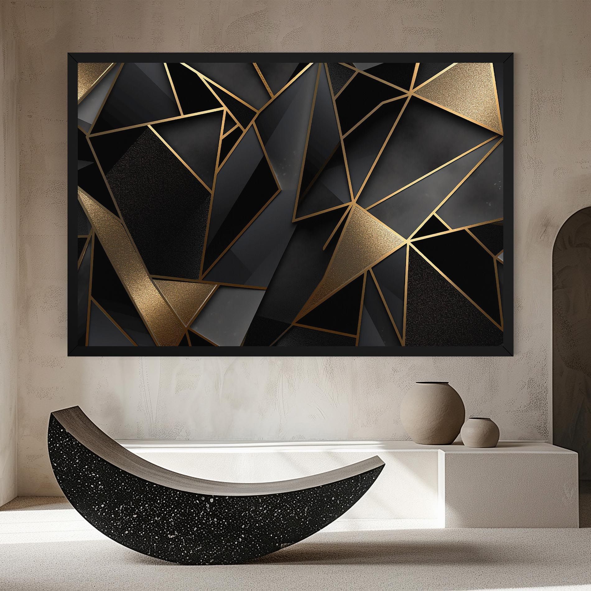 Abstract Golden Art mockup 8