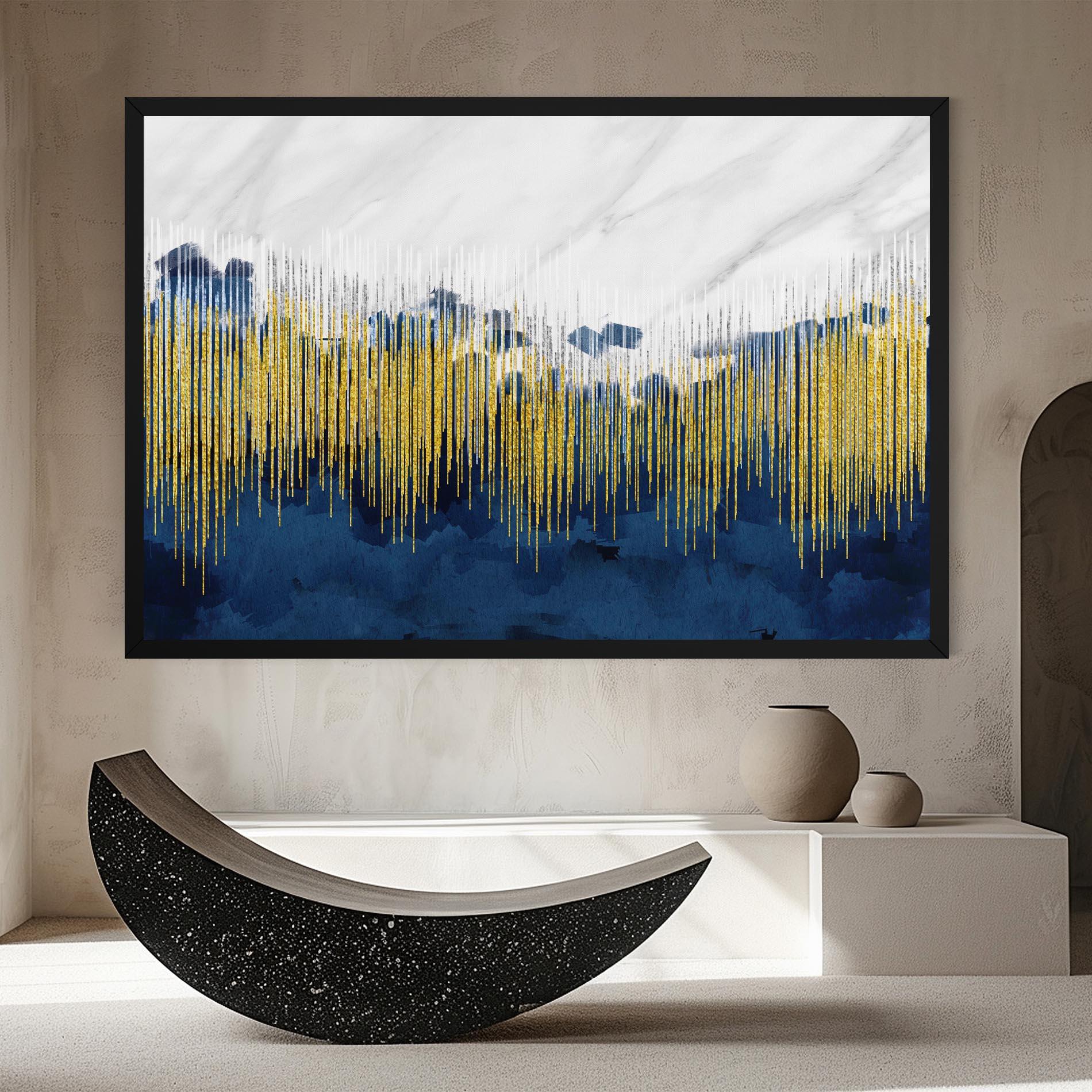 Leinwandbild Abstract Marble Art mockup 8